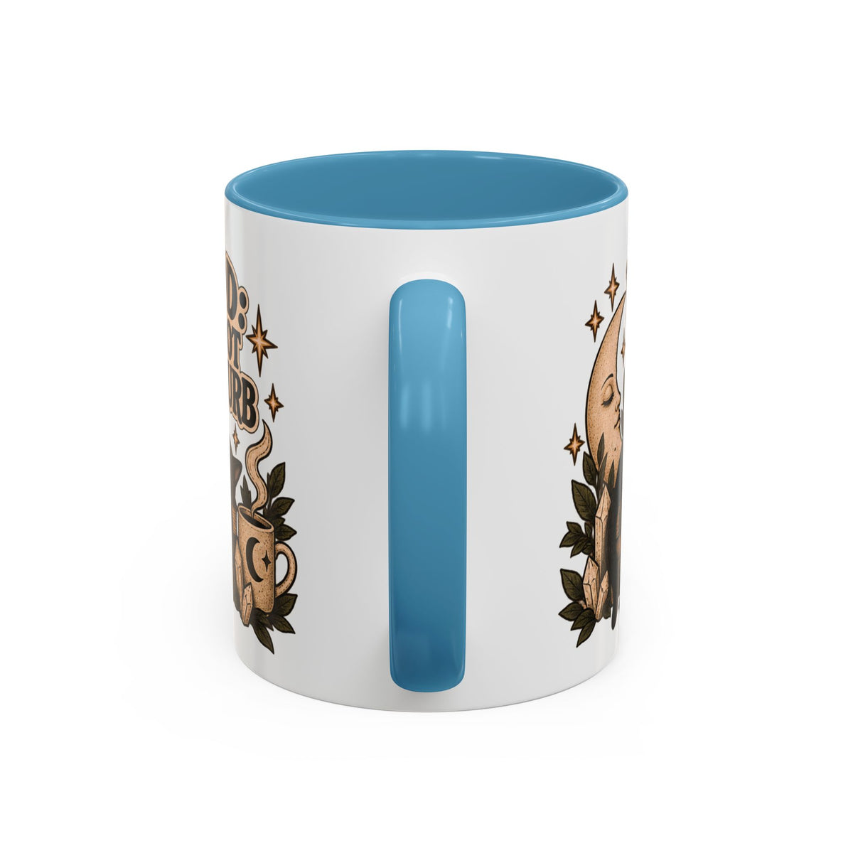 Mood: Do Not Disturb Mug — Sleepy Cat & Moon Ceramic Coffee Mug