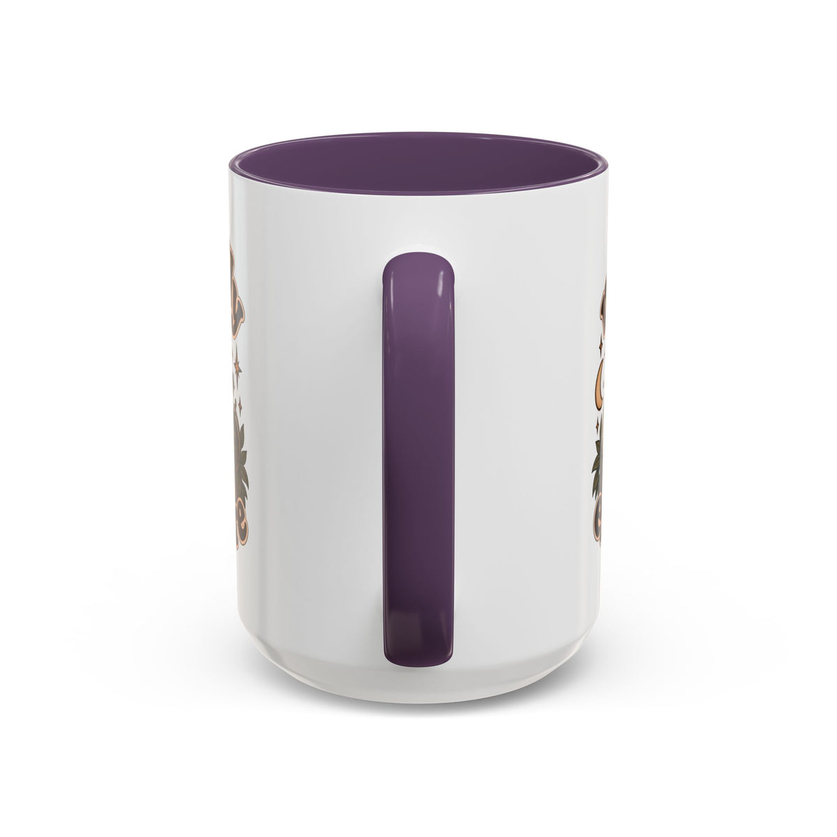 Mentally Elsewhere Mug — Black Cat Celestial Ceramic Coffee Mug
