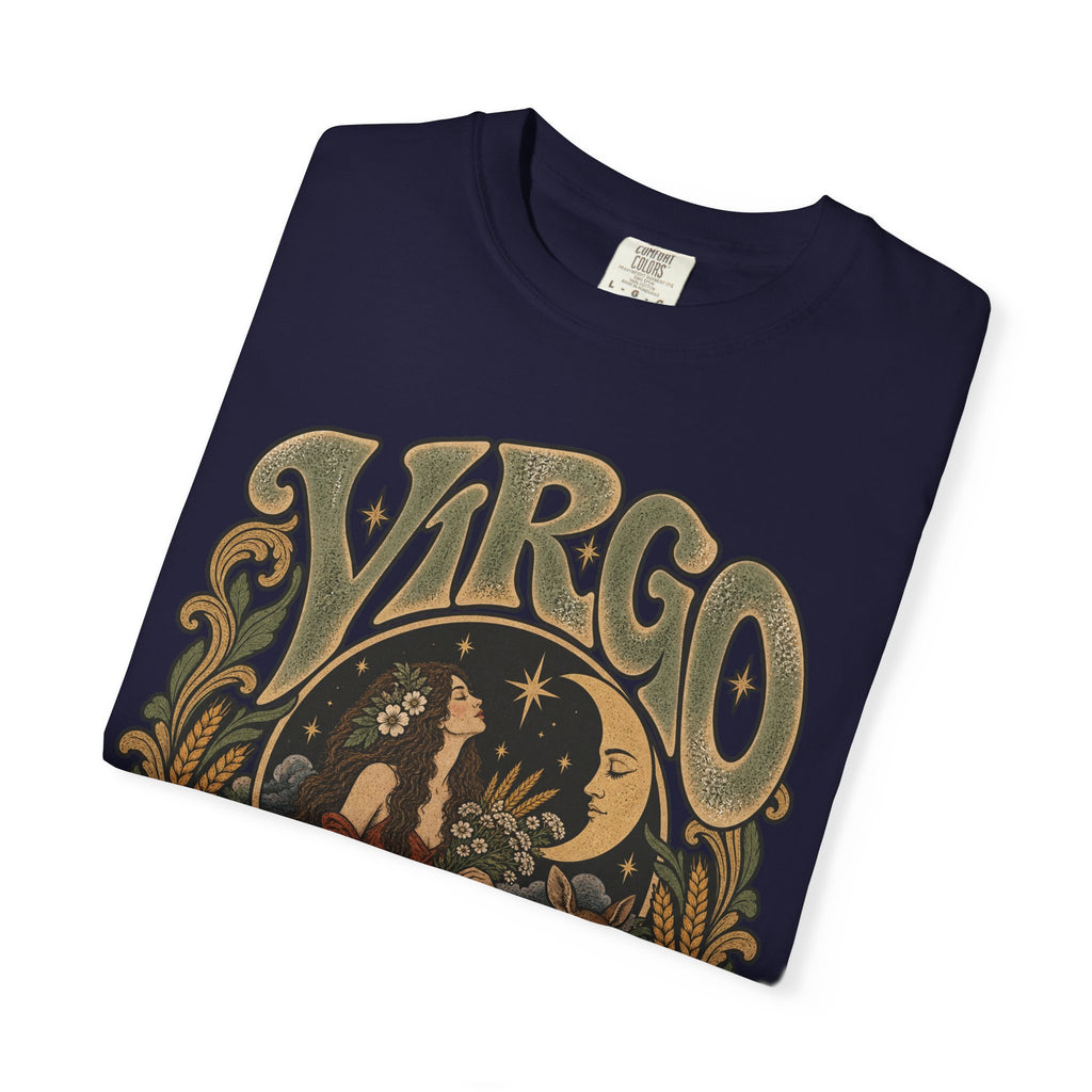 Virgo Zodiac T-Shirt — Vintage Astrology Graphic Tee