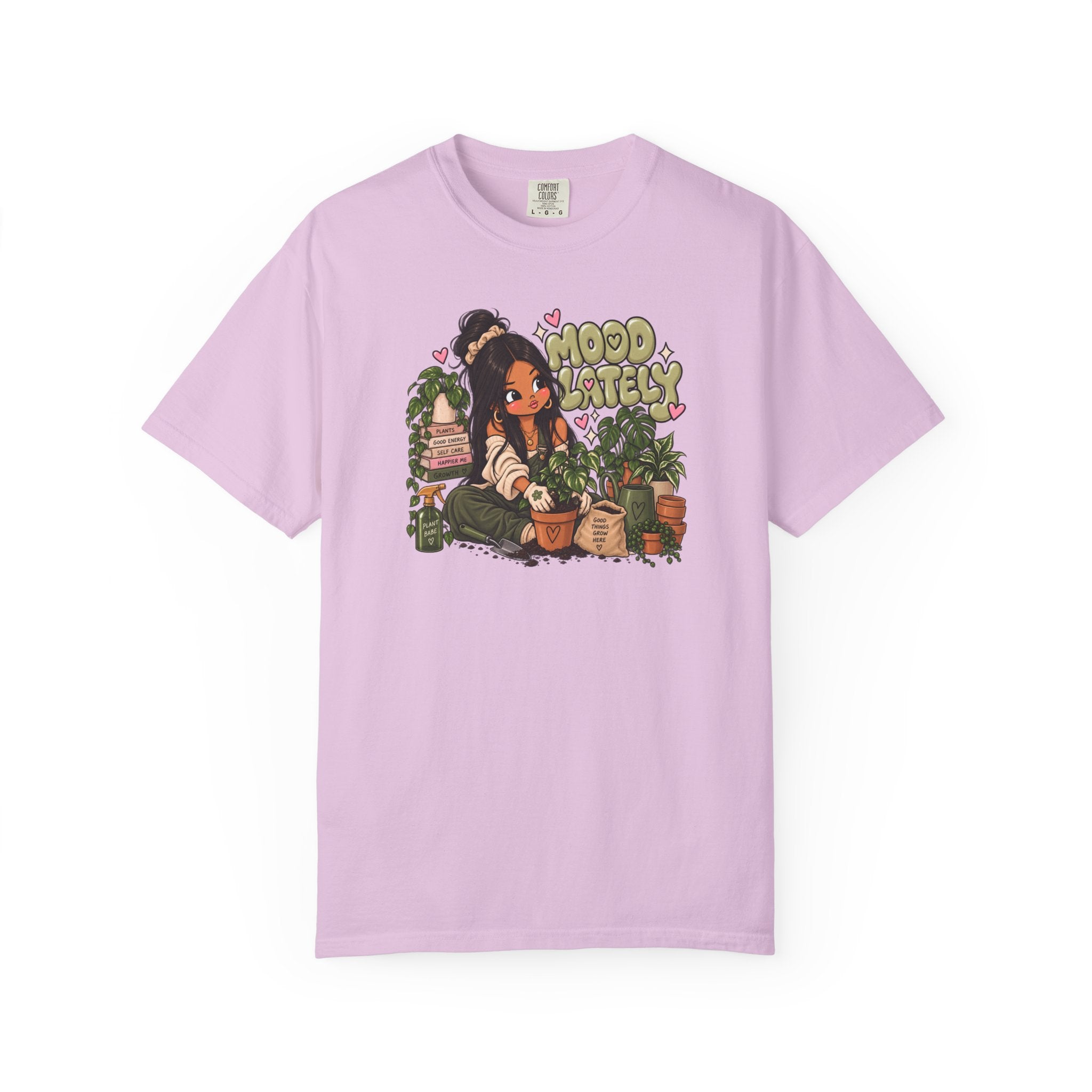 Plant Lady T-Shirt — 'Plant Baby' Cute Girl with Houseplants Graphic Tee