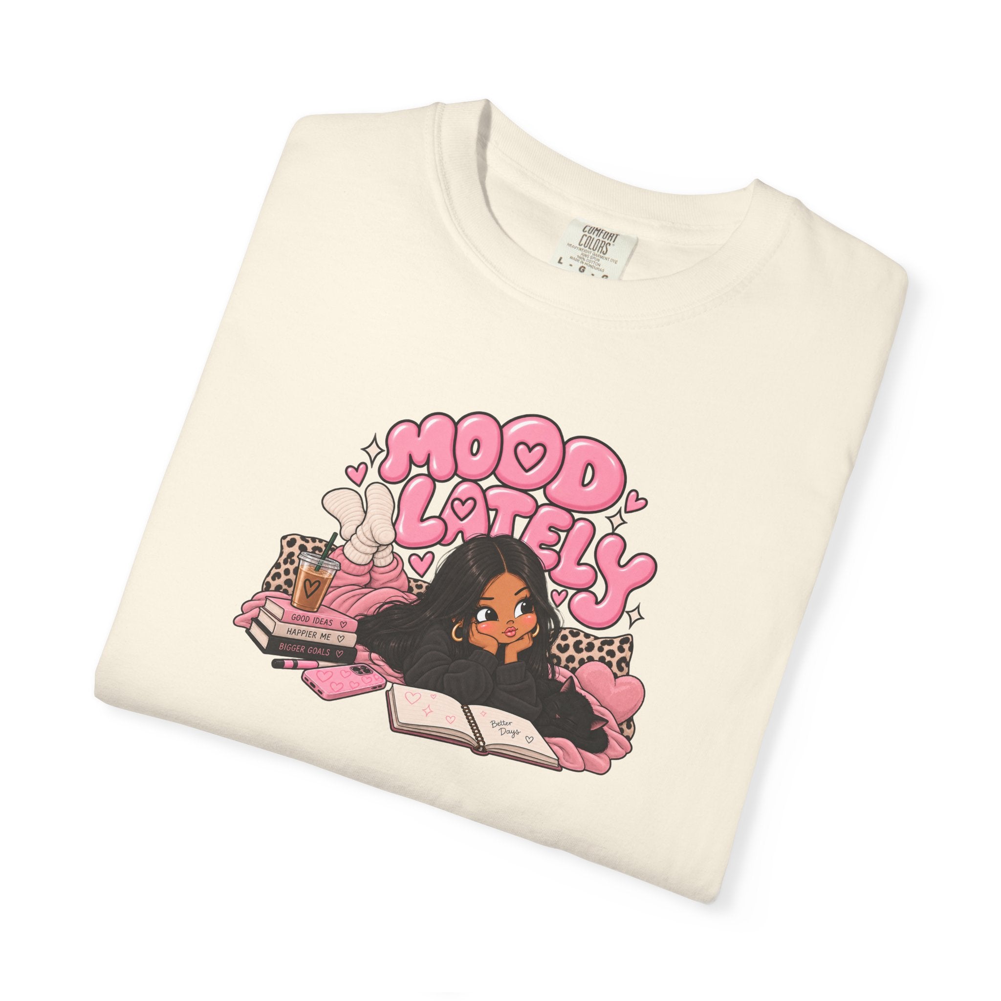 Mood Lately Graphic T-Shirt — Cozy Study Vibes