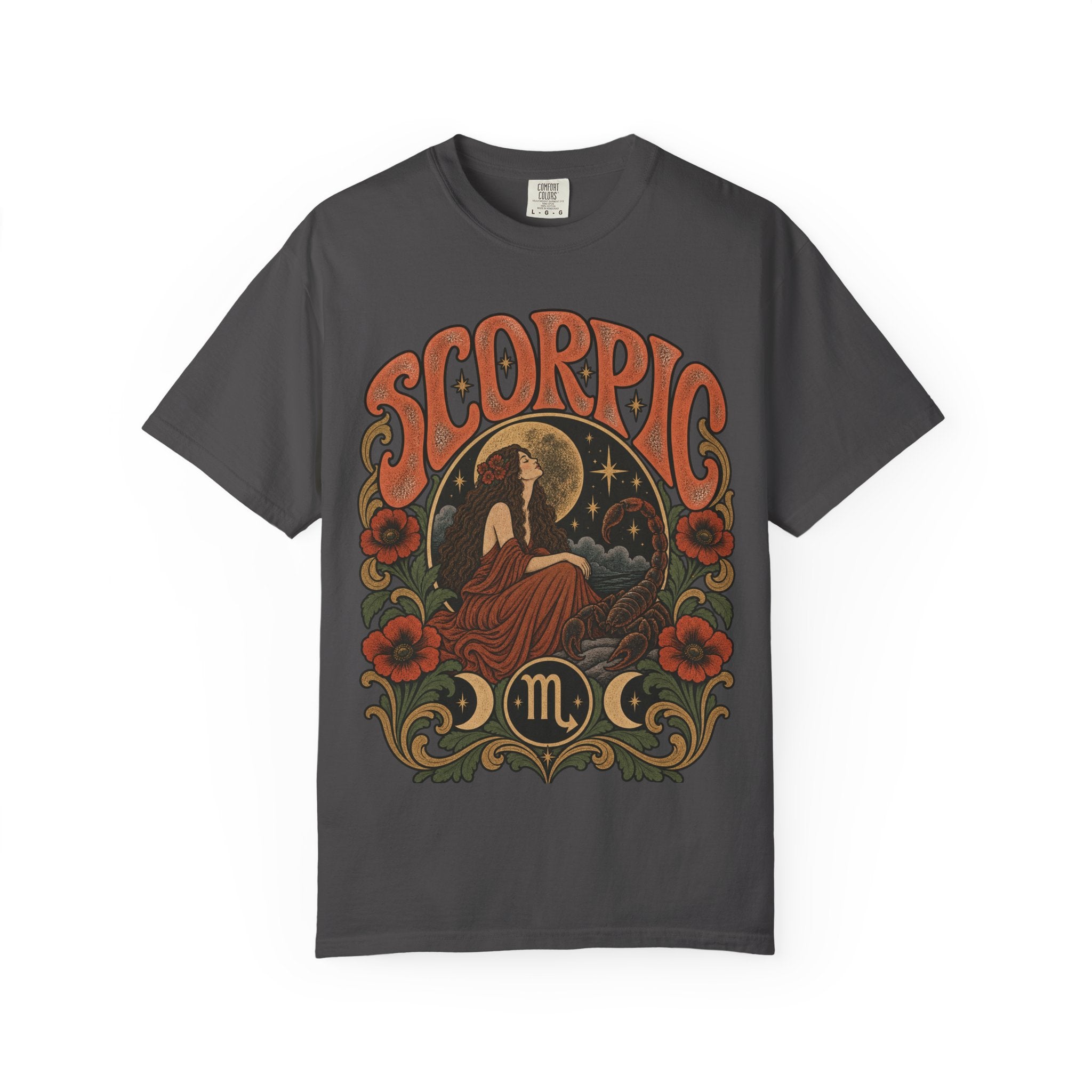 Scorpio Zodiac Tee — Vintage Astrology Graphic T-Shirt