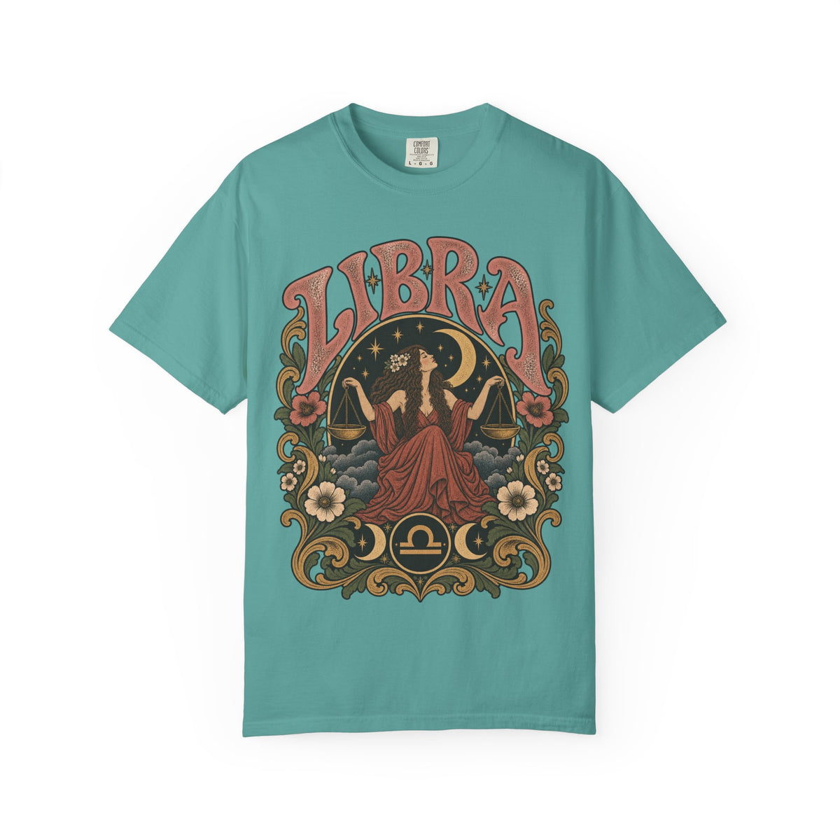 T-Shirt — Libra Vintage Zodiac Graphic Tee