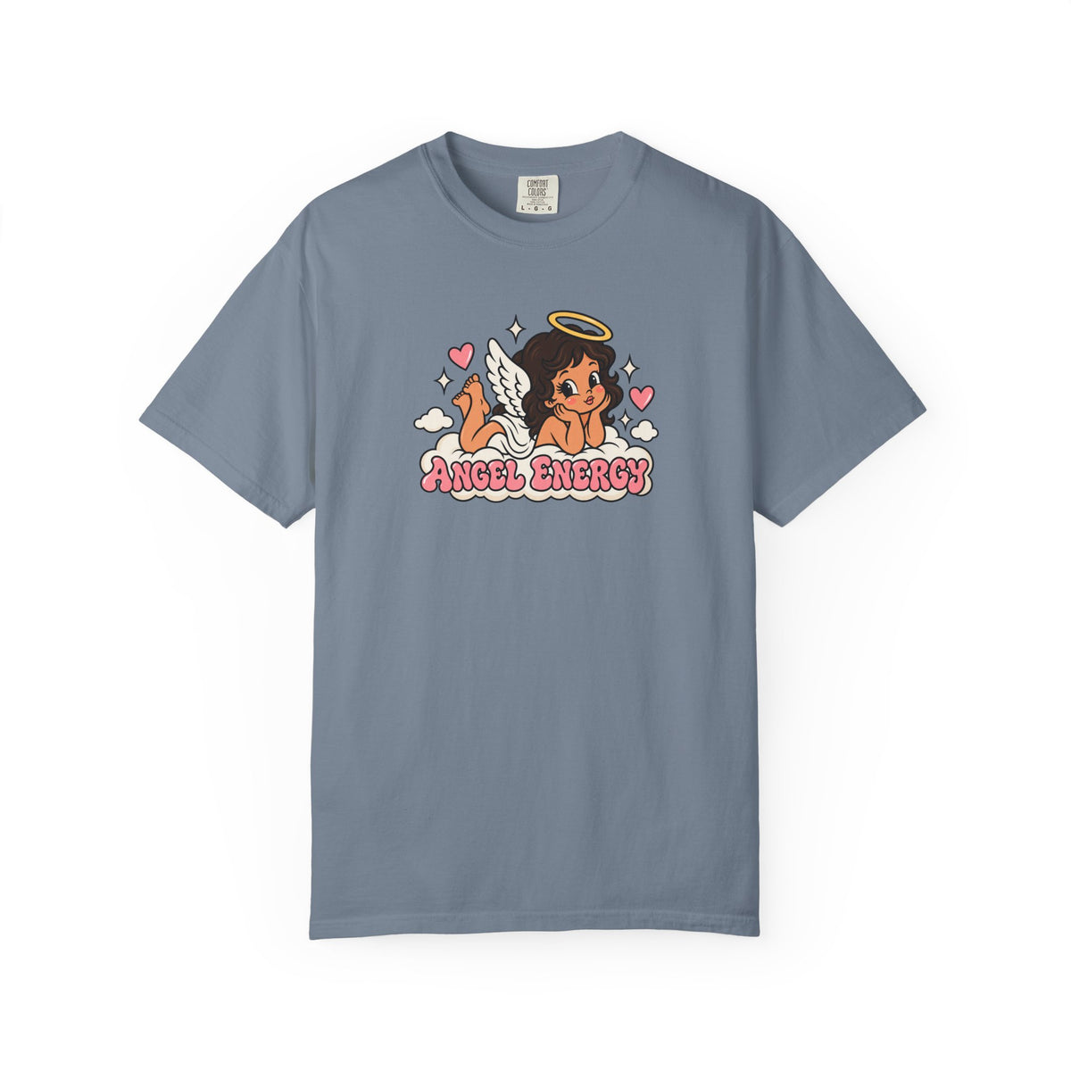 Angel Energy T-Shirt — Cute Retro Angel Graphic Tee