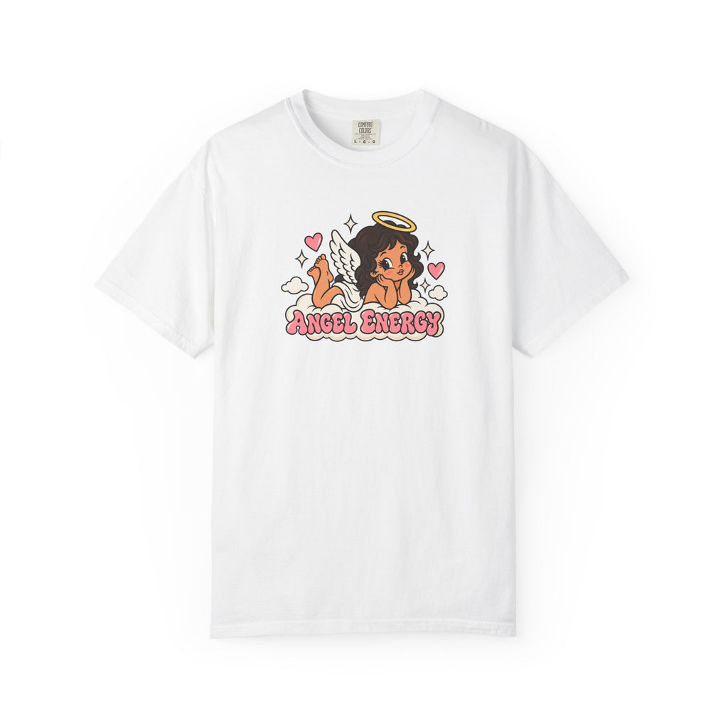 Angel Energy T-Shirt — Cute Retro Angel Graphic Tee