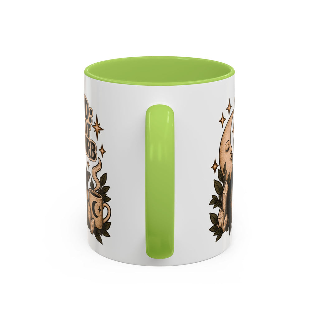 Mood: Do Not Disturb Mug — Sleepy Cat & Moon Ceramic Coffee Mug