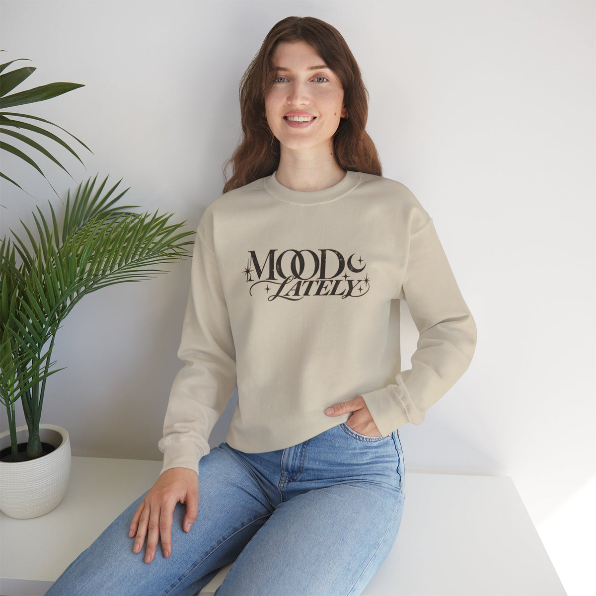 Moon and Stars Script Sweatshirt