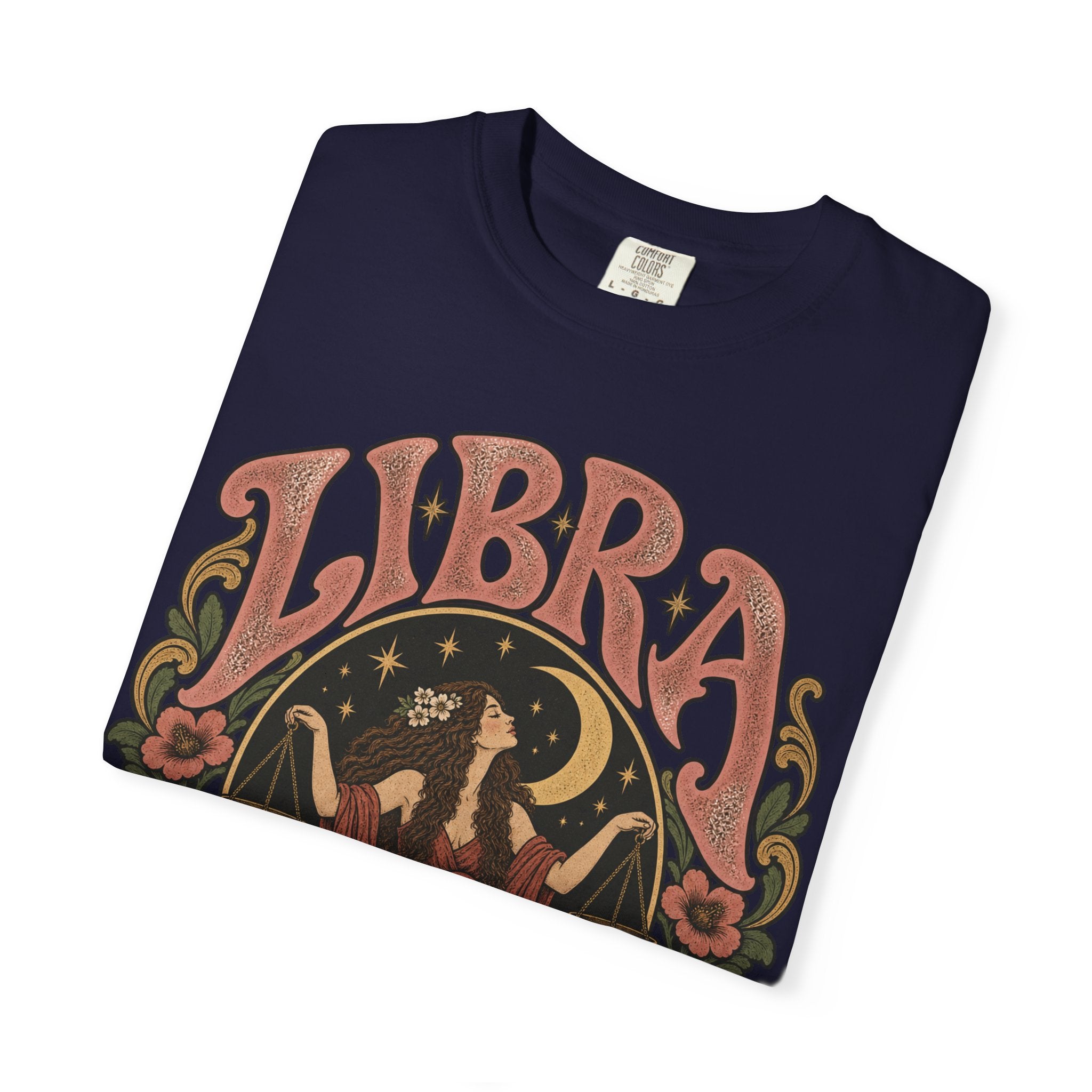 T-Shirt — Libra Vintage Zodiac Graphic Tee