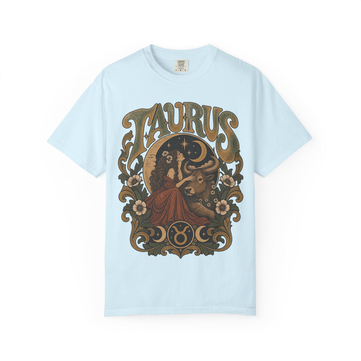 Vintage Taurus Zodiac Tee — Retro Celestial Astrology T-Shirt