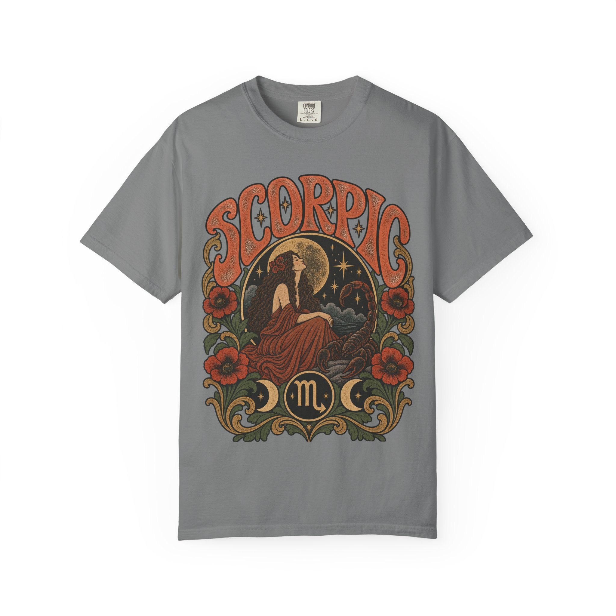 Scorpio Zodiac Tee — Vintage Astrology Graphic T-Shirt