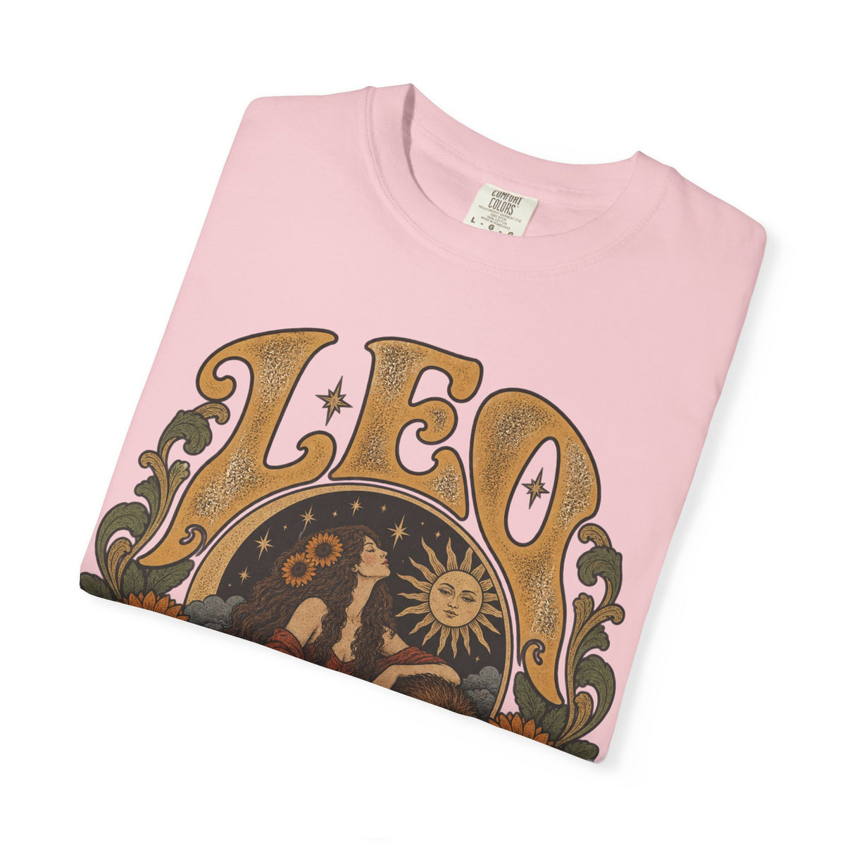 Leo Zodiac T-Shirt — Vintage Astrology Lion Graphic