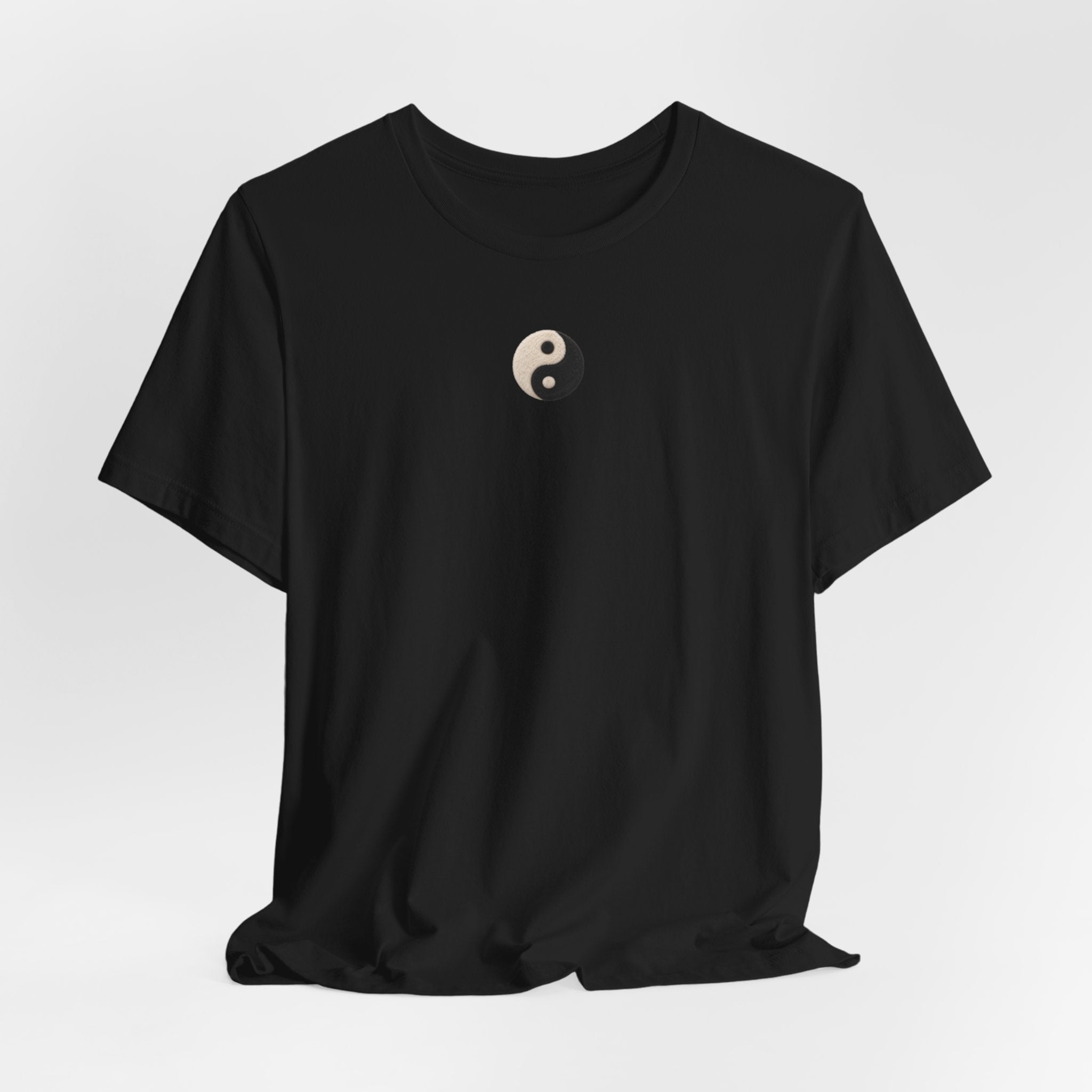 Yin Yang Minimalist Tee - Small Center Chest Yin Yang T-Shirt