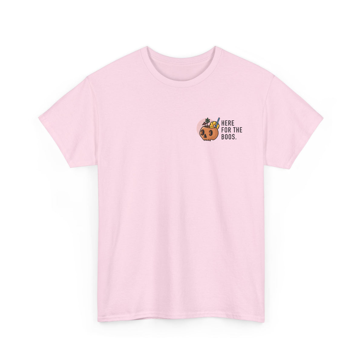 Here for the Boos Halloween T‑Shirt — Cute Boo Crew Graphic Tee