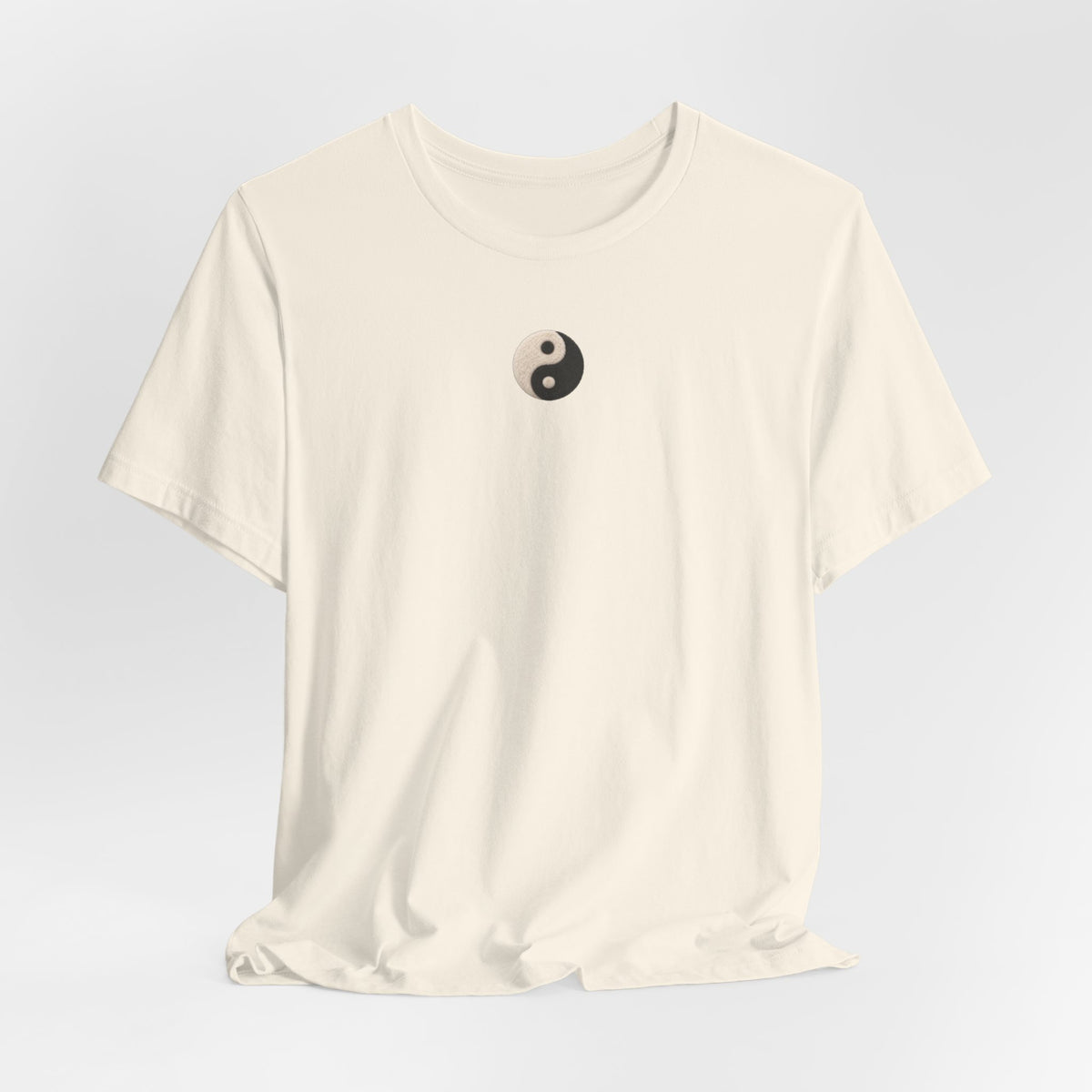 Yin Yang Minimalist Tee - Small Center Chest Yin Yang T-Shirt