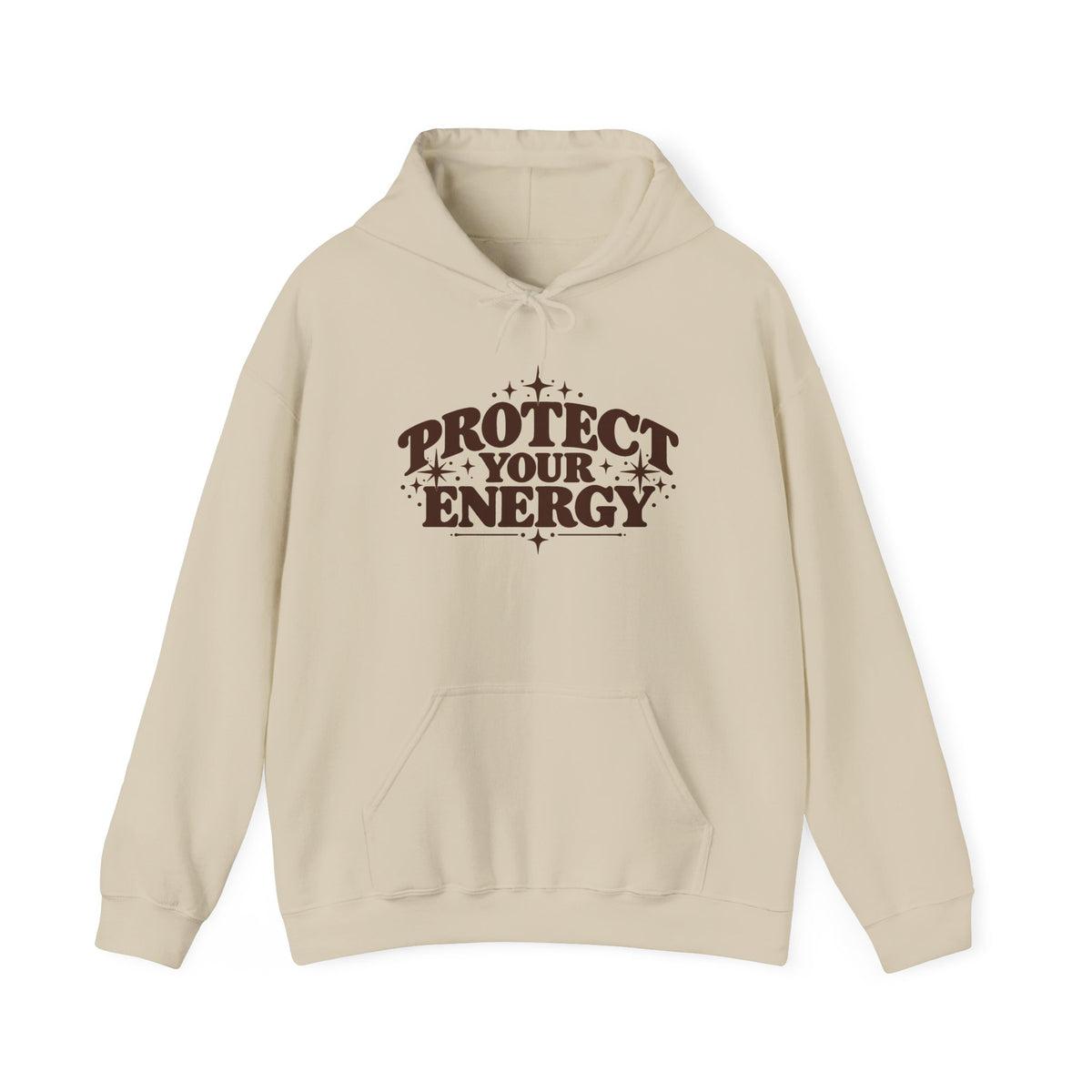 Protect Your Energy Hoodie — Positive Vibes Graphic Pullover