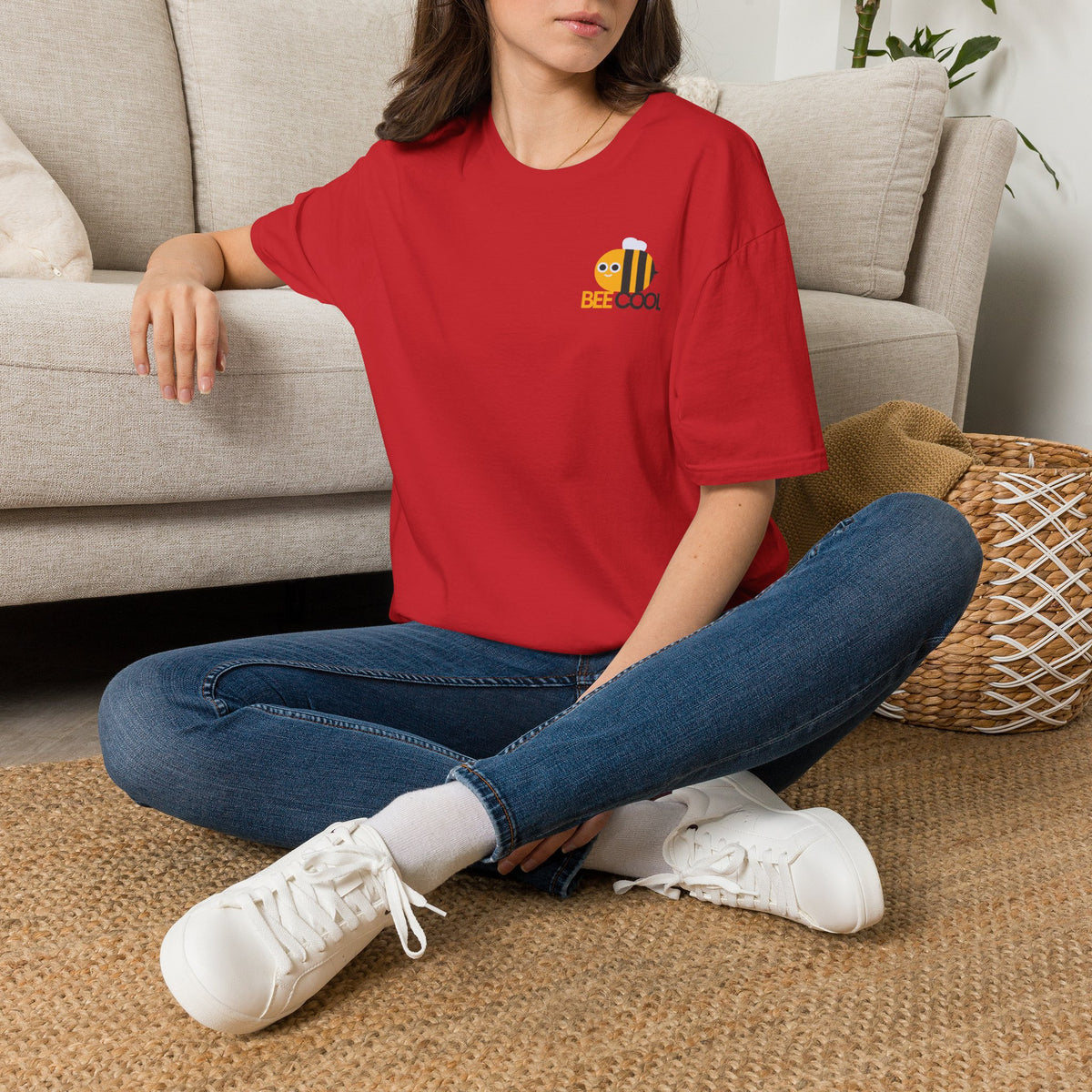 Bee Cool T‑Shirt — Cute Minimal Bee Graphic Tee