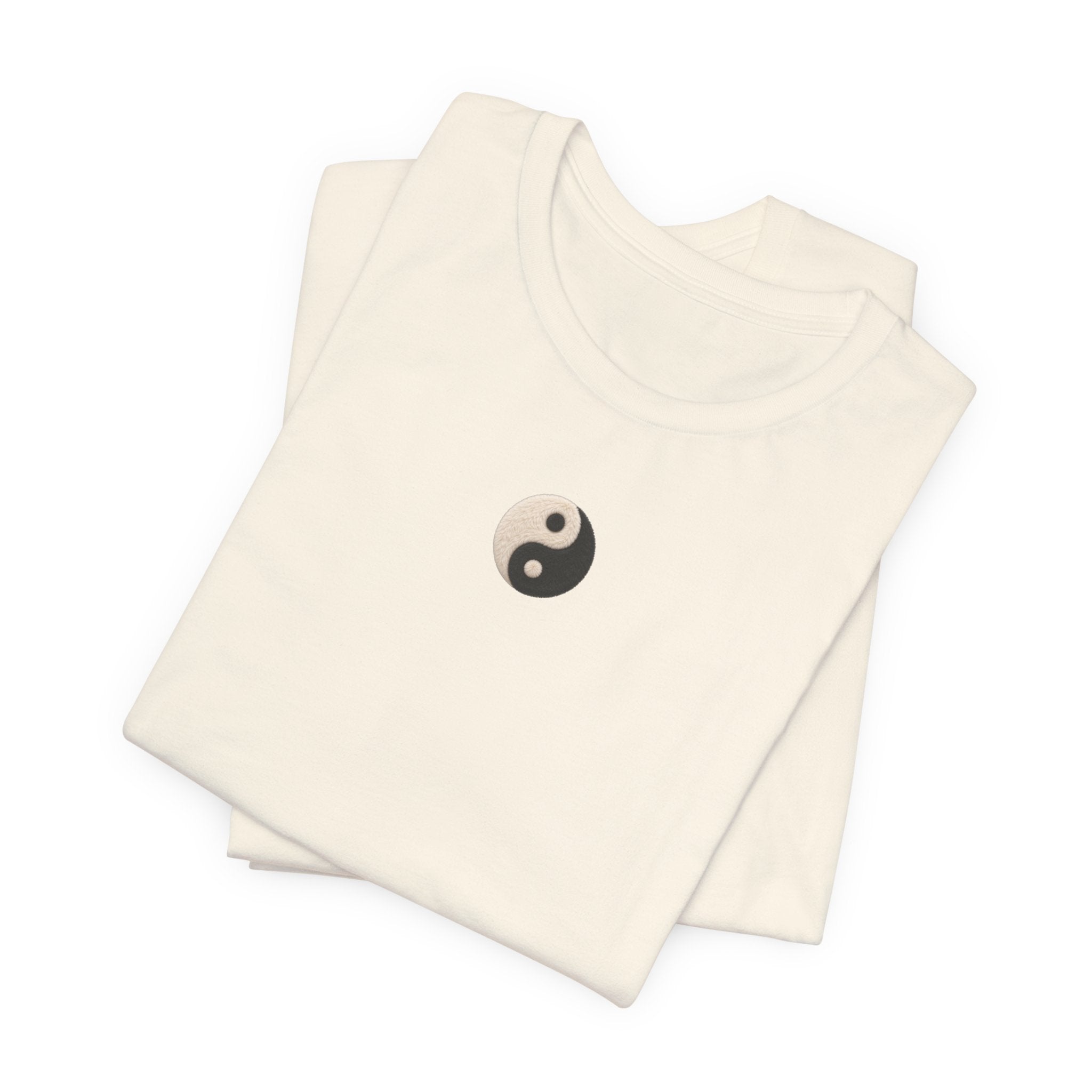 Yin Yang Minimalist Tee - Small Center Chest Yin Yang T-Shirt