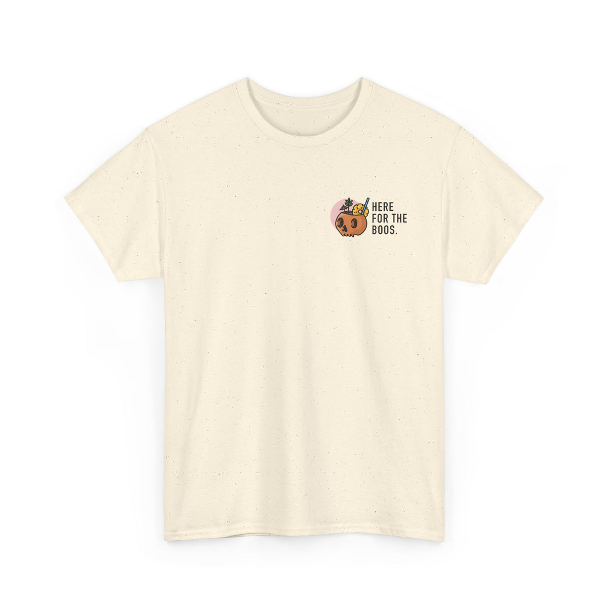 Here for the Boos Halloween T‑Shirt — Cute Boo Crew Graphic Tee