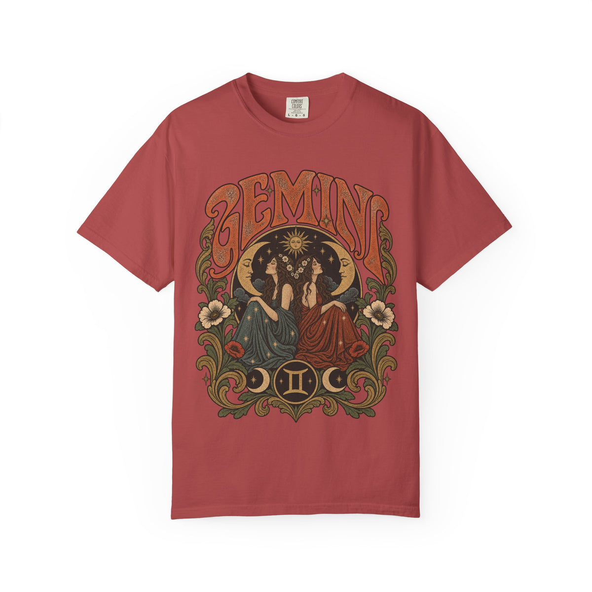Gemini Zodiac T-Shirt — Vintage Astrological Graphic Tee
