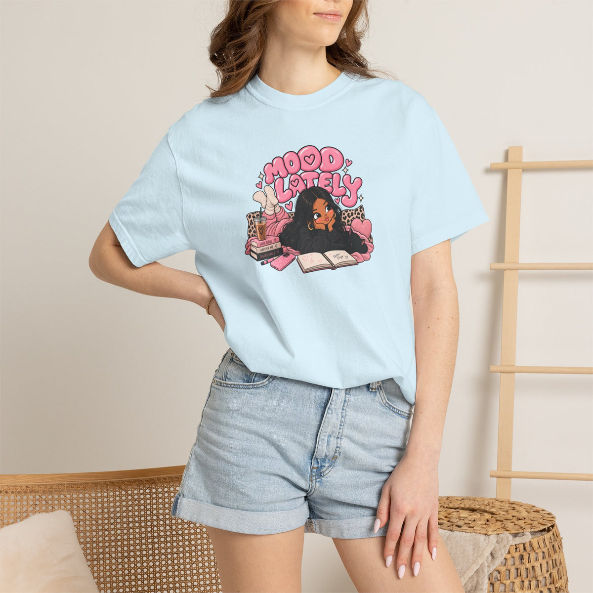 Mood Lately Graphic T-Shirt — Cozy Study Vibes
