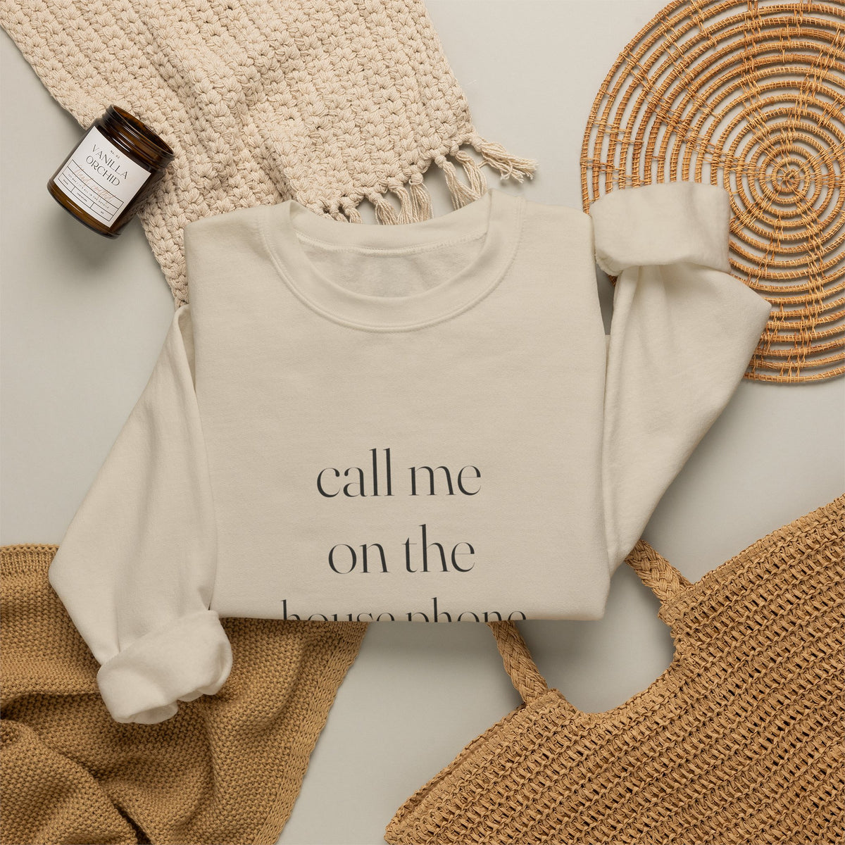 Call Me On The House Phone Sweatshirt