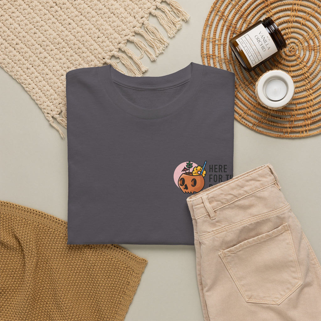 Here for the Boos Halloween T‑Shirt — Cute Boo Crew Graphic Tee