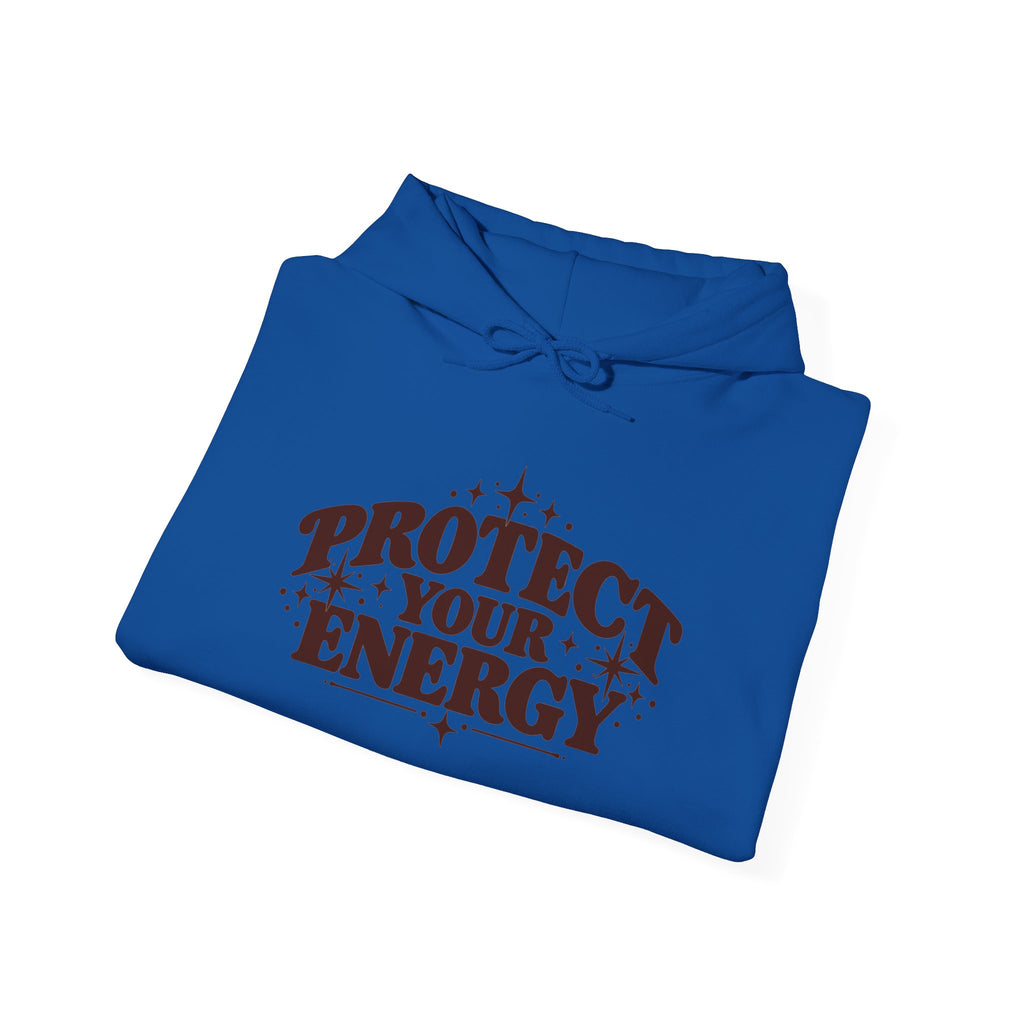 Protect Your Energy Hoodie — Positive Vibes Graphic Pullover