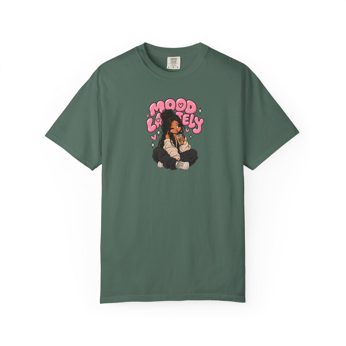 Mood Lovely T-Shirt — Cute Cartoon Girl Graphic Tee