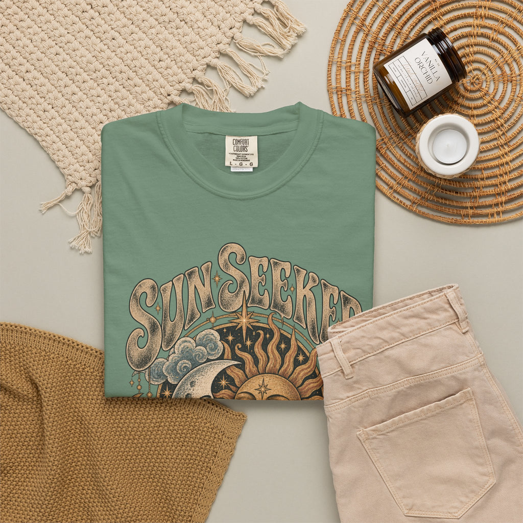 Sunseeker Moonlovers T-Shirt — Vintage Sun & Moon Graphic Tee