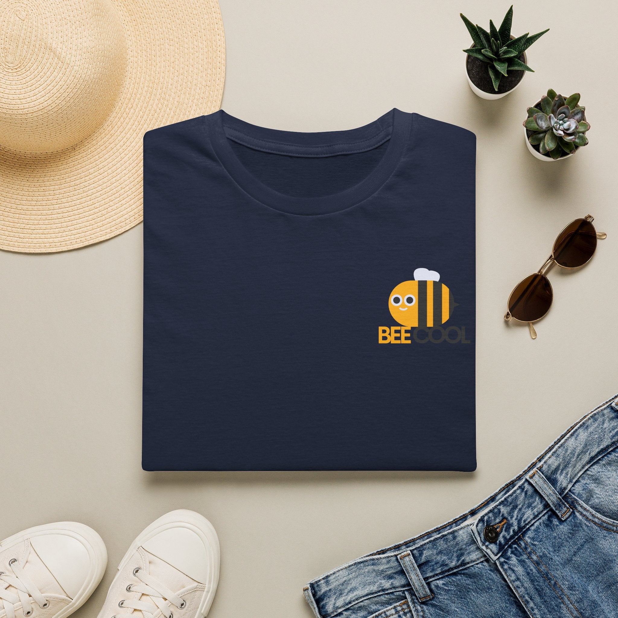 Bee Cool T‑Shirt — Cute Minimal Bee Graphic Tee