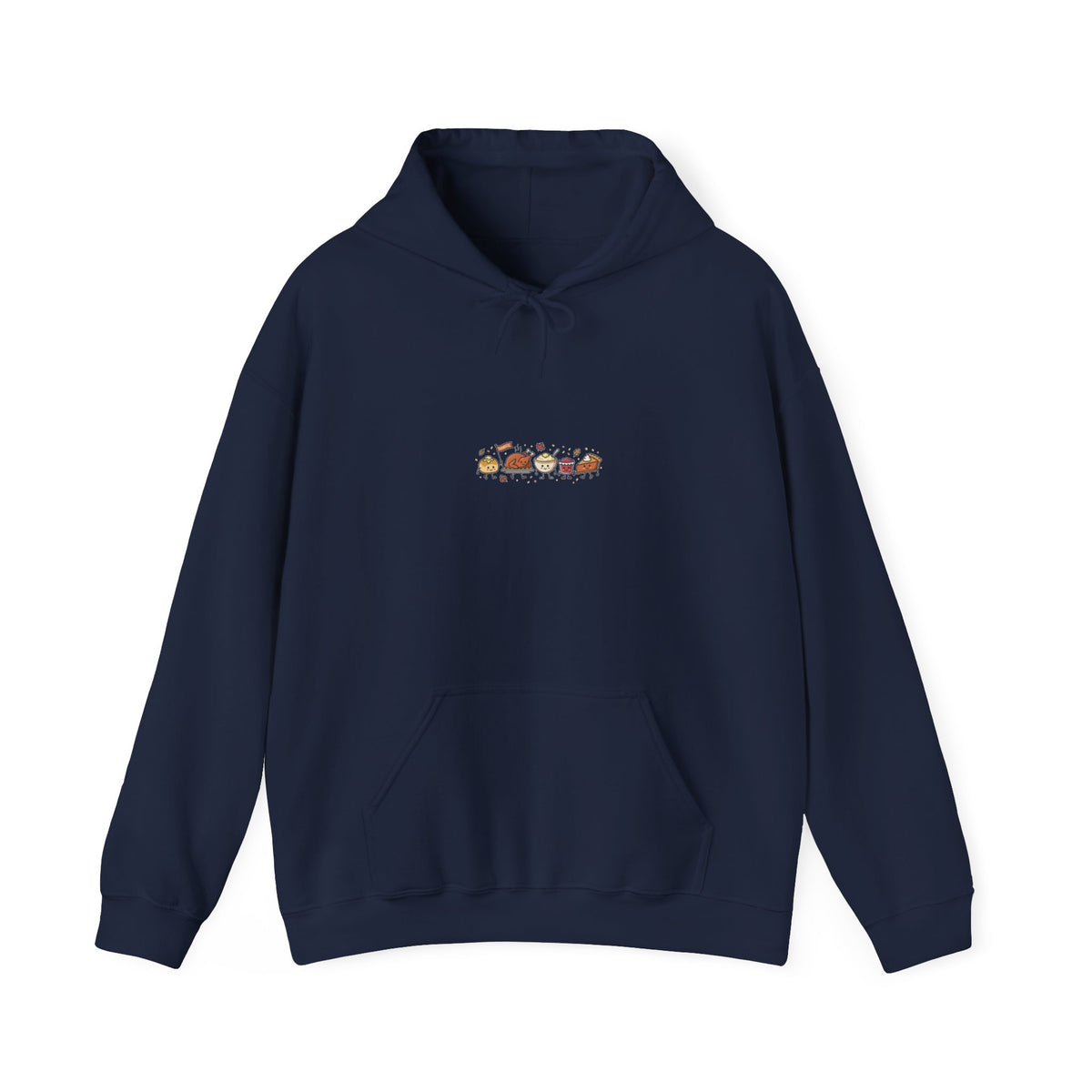 Thanksgiving Turkey & Fall Foliage Hoodie | Harvest Pumpkin Pie Friendsgiving