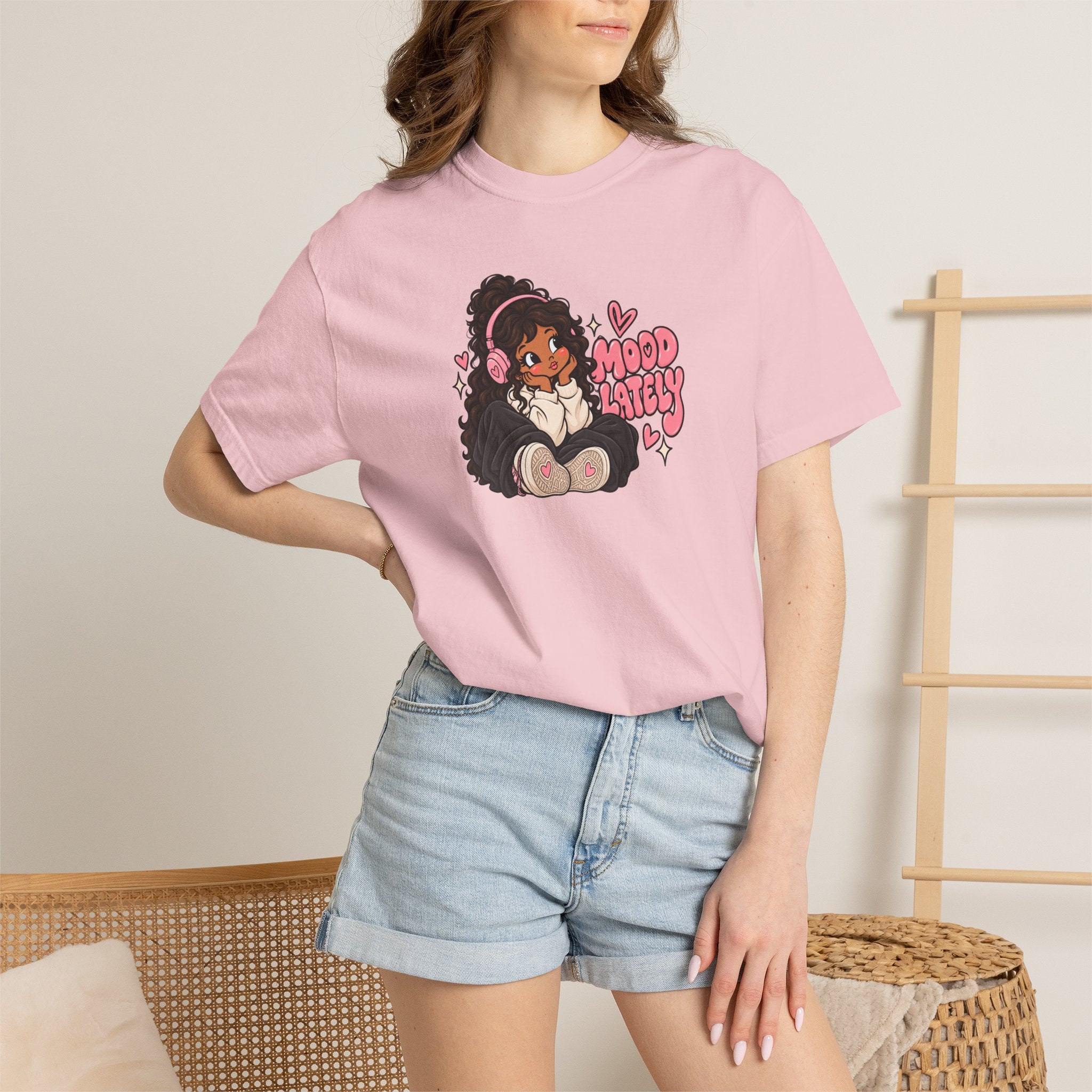 Mood T-Shirt — Cute Girl Graphic Tee