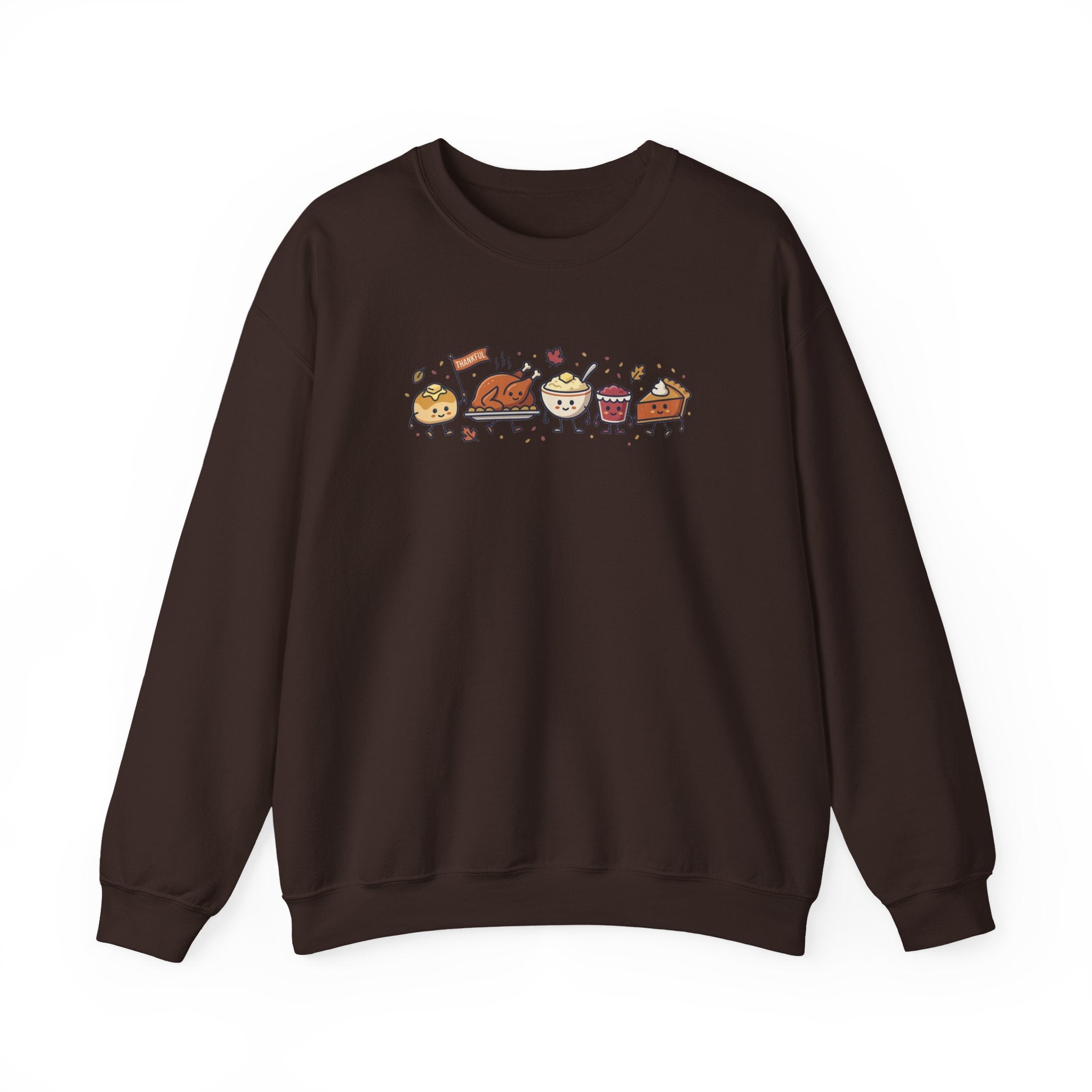 Cute Thanksgiving Food Icons Sweatshirt | Fall Harvest Friendsgiving
