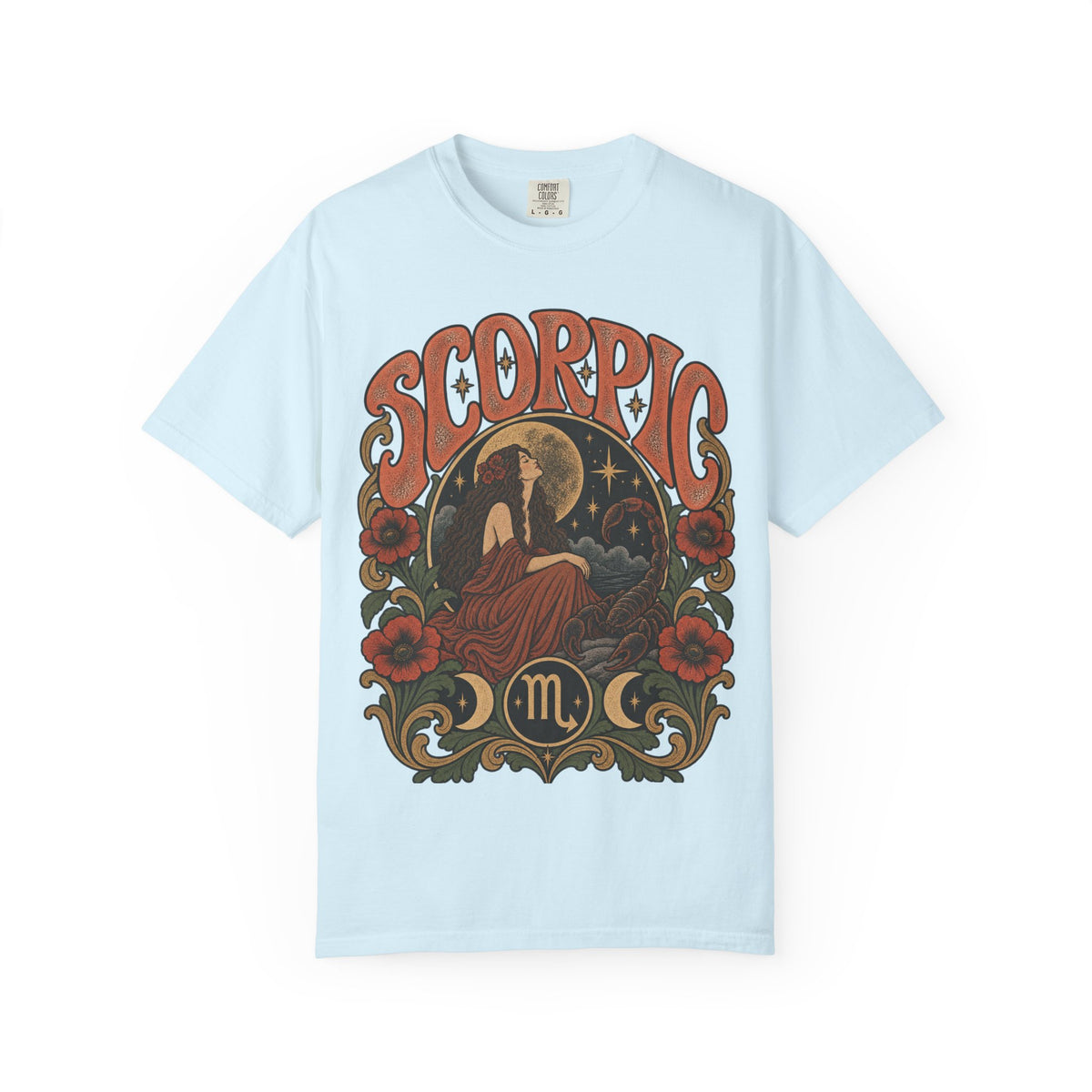 Scorpio Zodiac Tee — Vintage Astrology Graphic T-Shirt