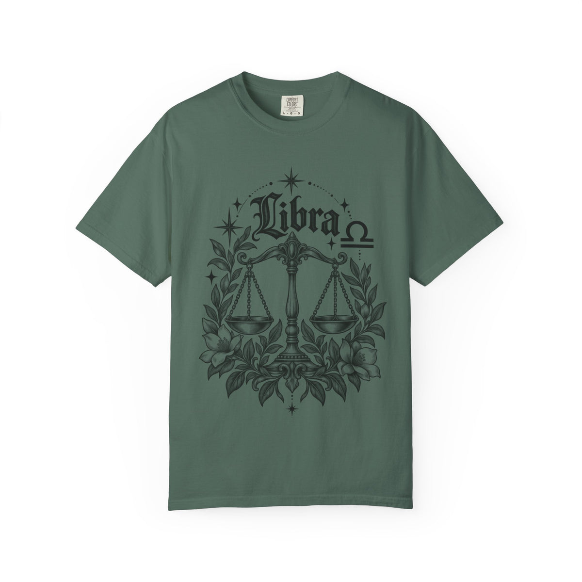 Libra Scales Zodiac Tee — Astrology Graphic T-Shirt
