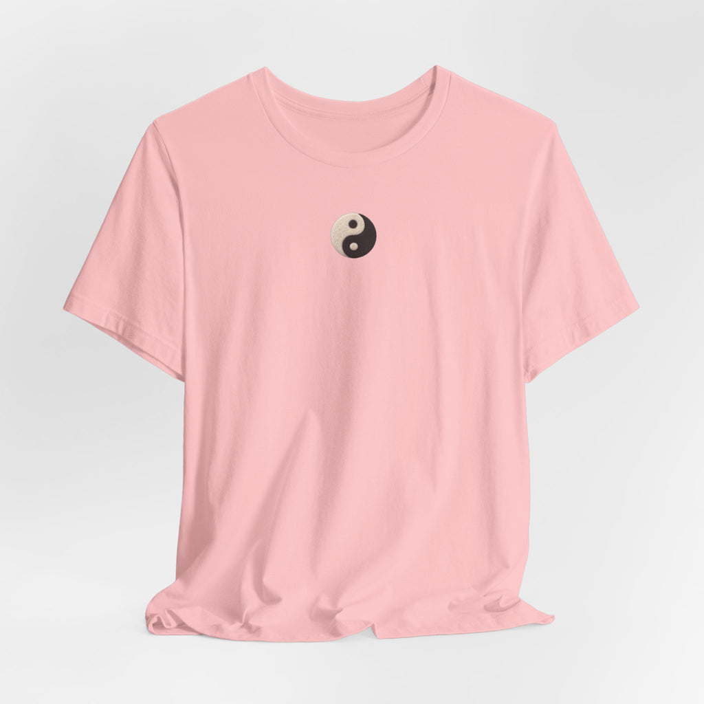 Yin Yang Minimalist Tee - Small Center Chest Yin Yang T-Shirt