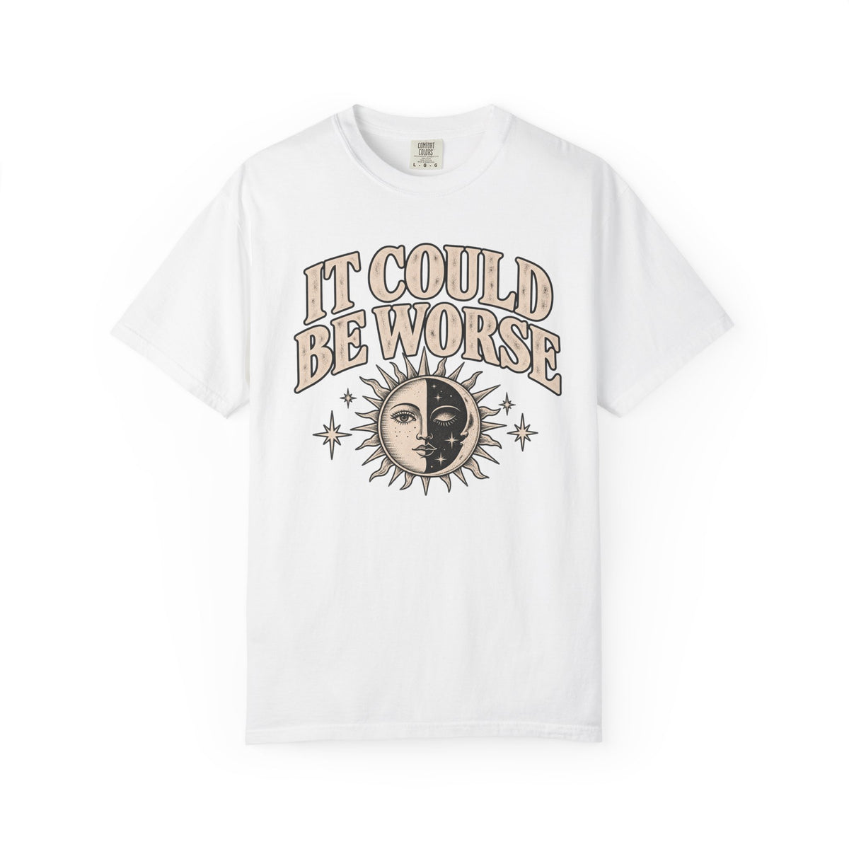 It Could Be Worse Tee — Vintage Sun & Moon Graphic T-Shirt