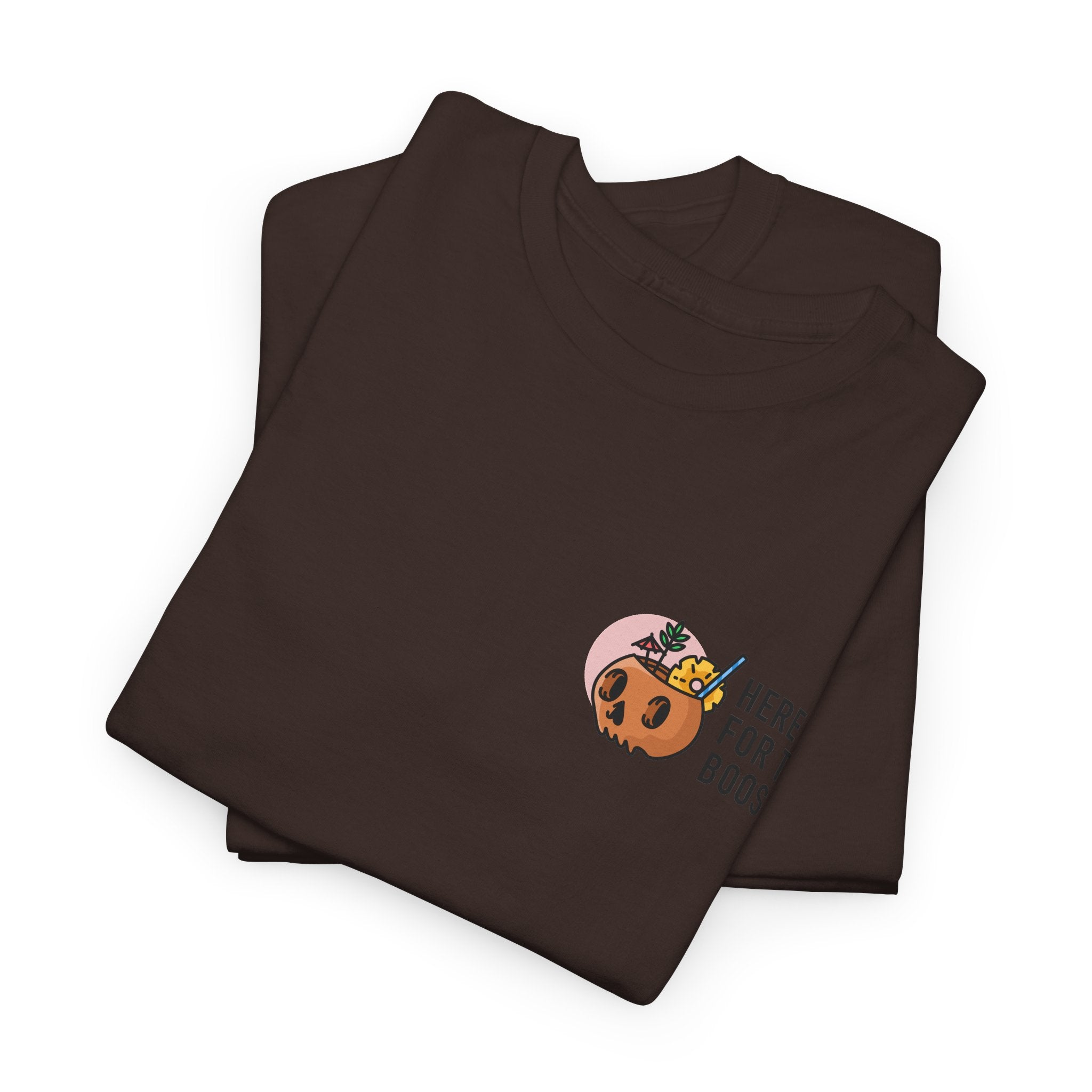 Here for the Boos Halloween T‑Shirt — Cute Boo Crew Graphic Tee