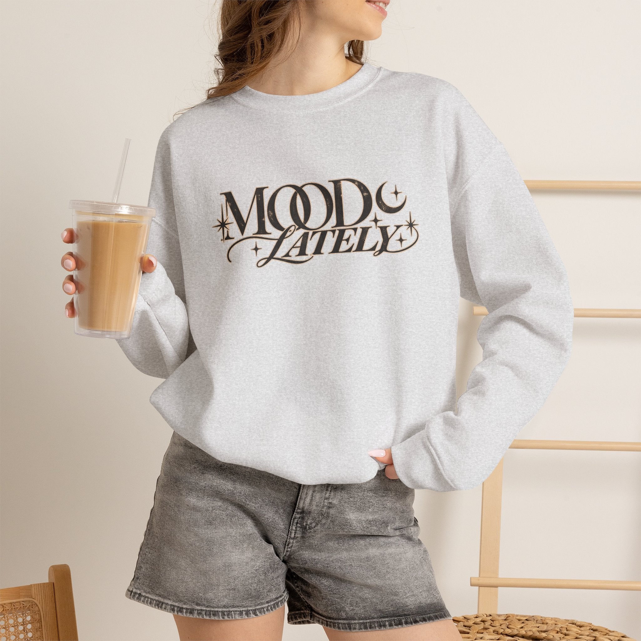 Moon and Stars Script Sweatshirt