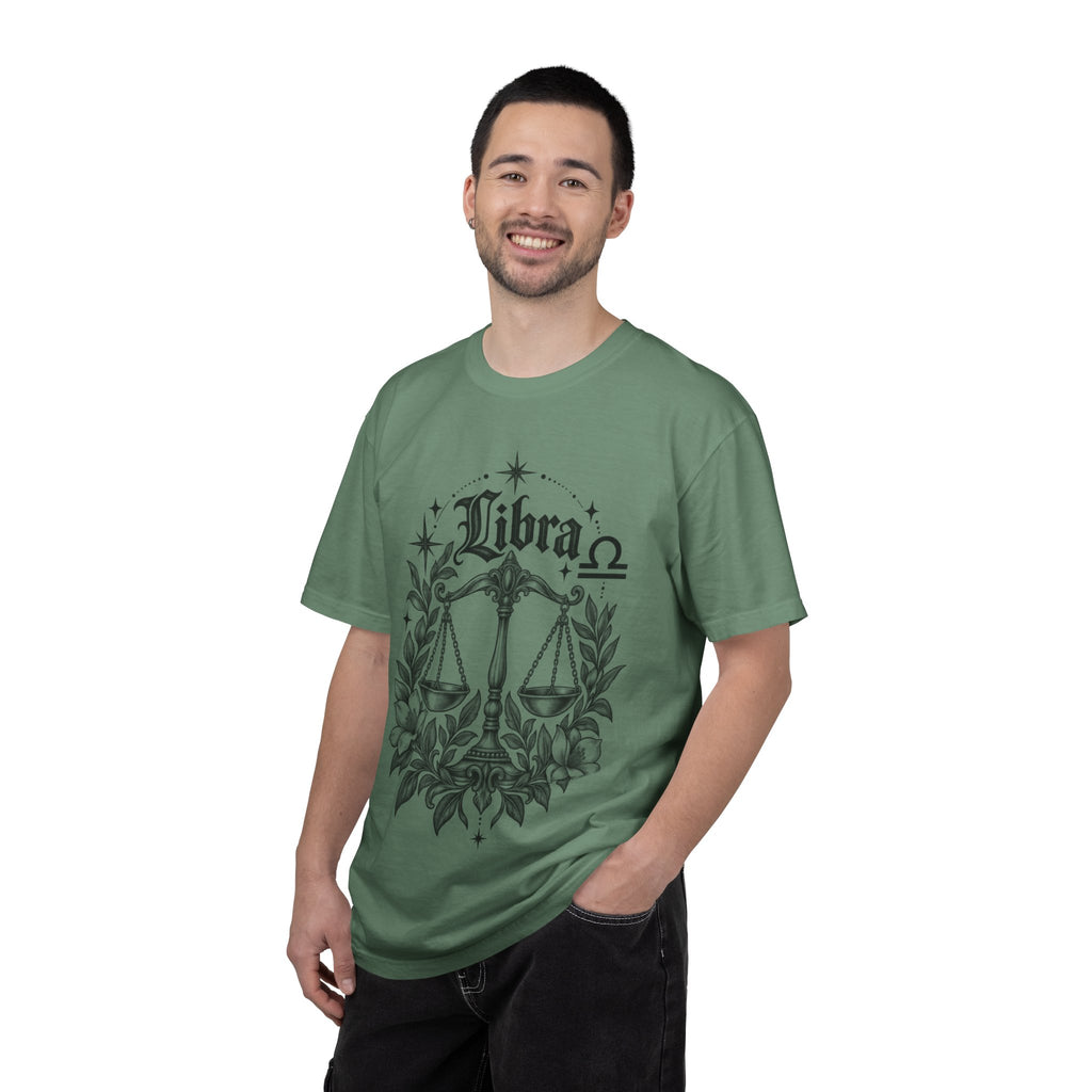 Libra Zodiac Scales T-Shirt — Astrological Sign Graphic Tee