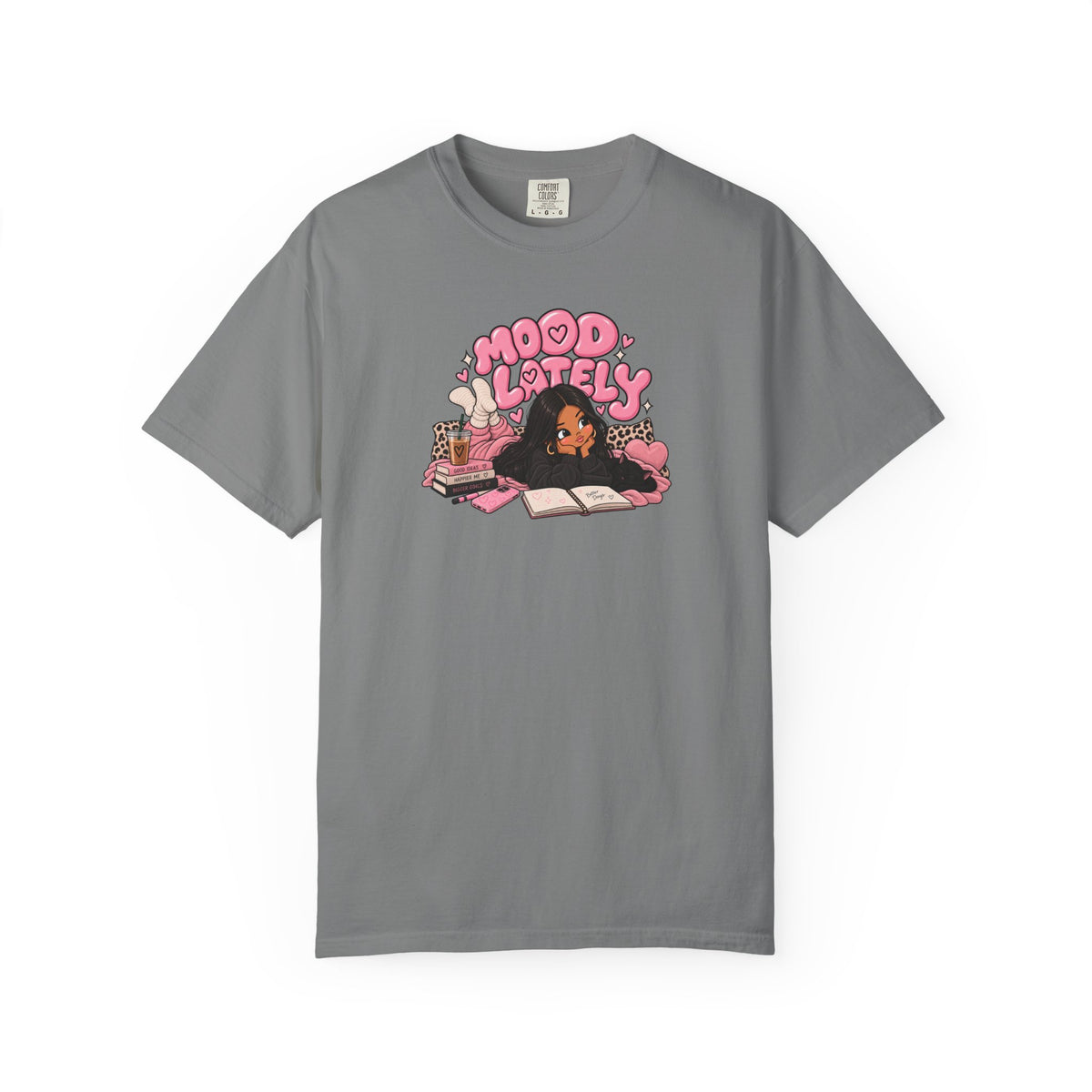 Mood Lately Graphic T-Shirt — Cozy Study Vibes