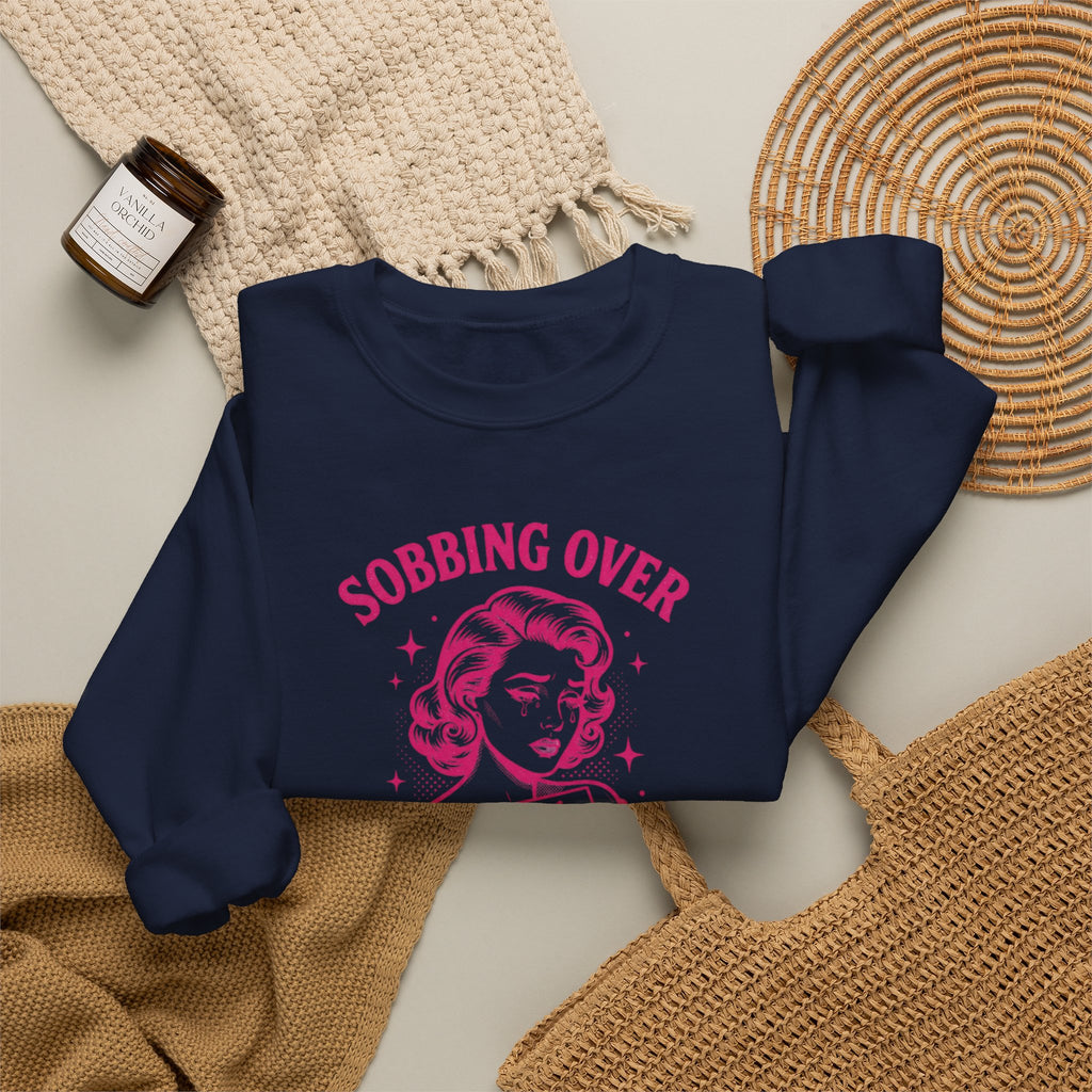 Sobbing Over Fictional Men Sweatshirt | BookTok Romance Club