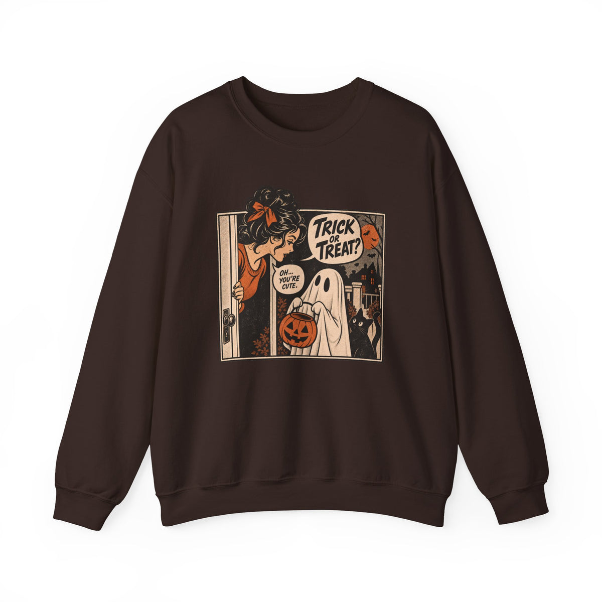 Trick or Treat Comic Sweatshirt