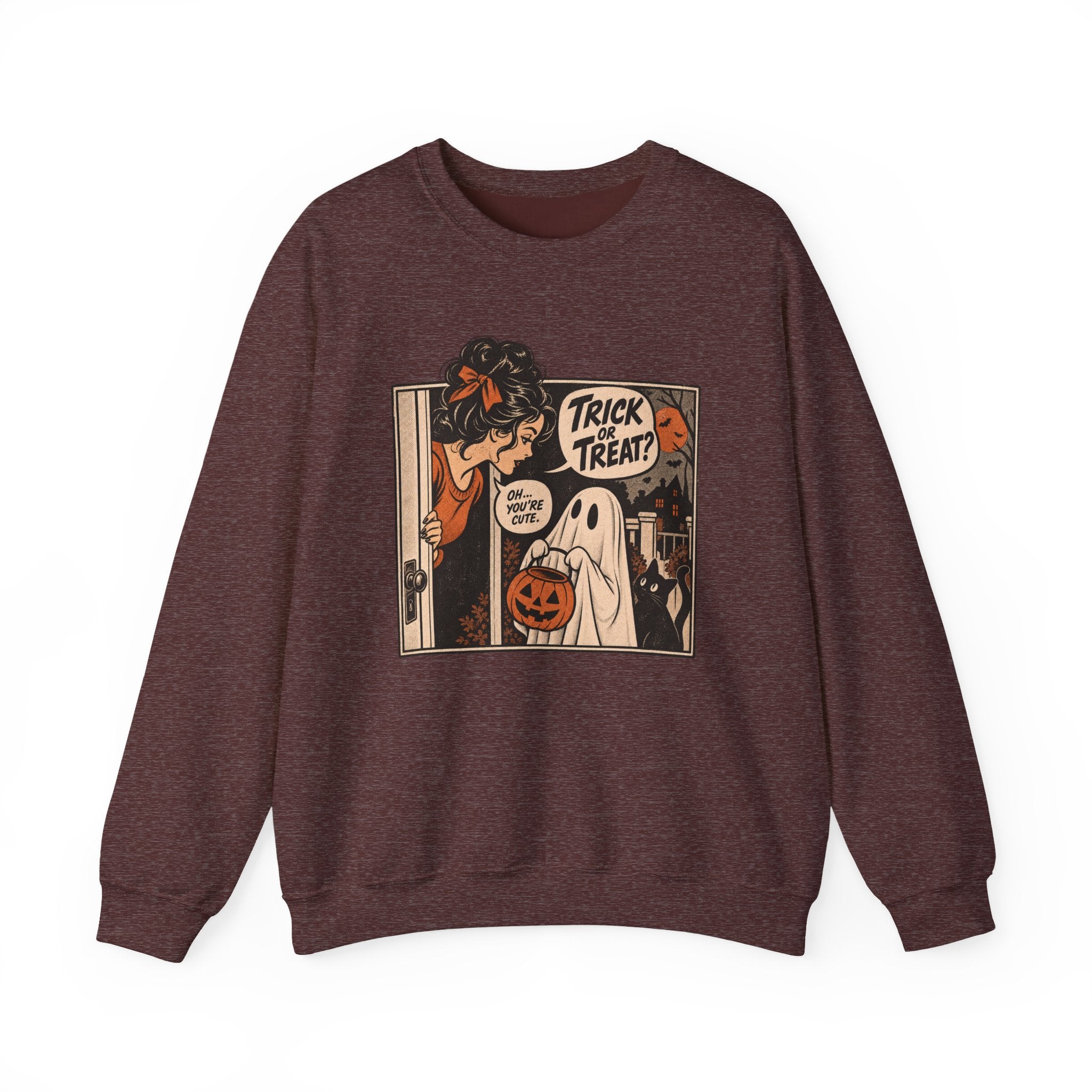 Trick or Treat Comic Sweatshirt