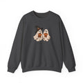 Halloween Ghosts Crewneck Sweatshirt — Cute Witch & Ghost Trick-or-Treat Design