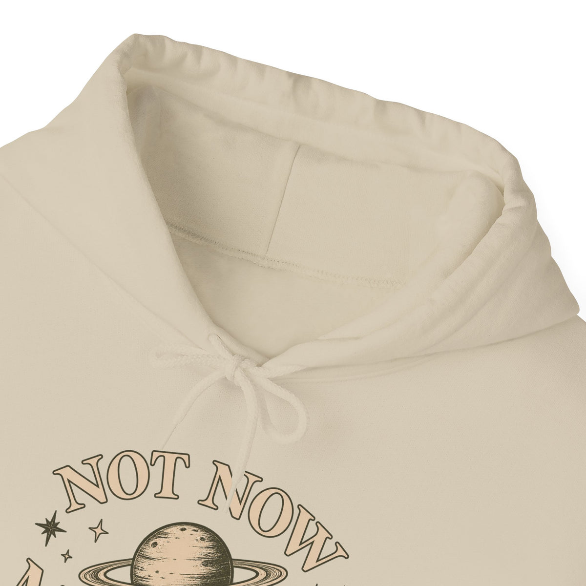 Not Now Mercury Hoodie — Mercury Retrograde Astrology Pullover