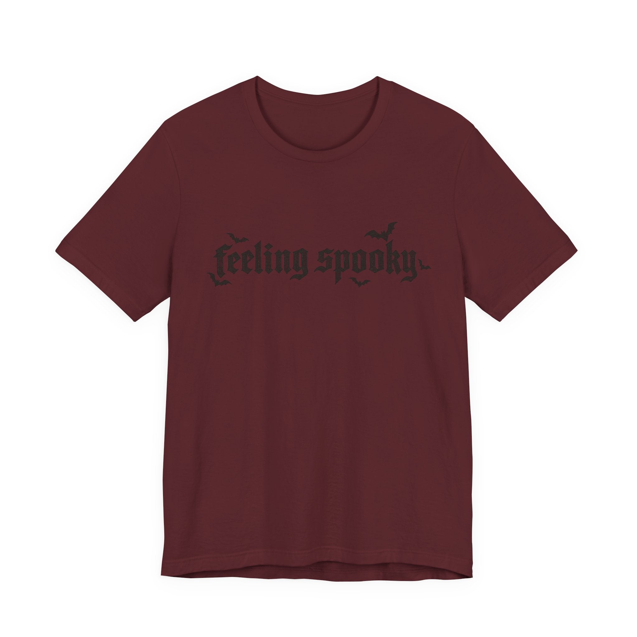Feeling Spooky T-Shirt — Gothic Halloween Tee with Bats