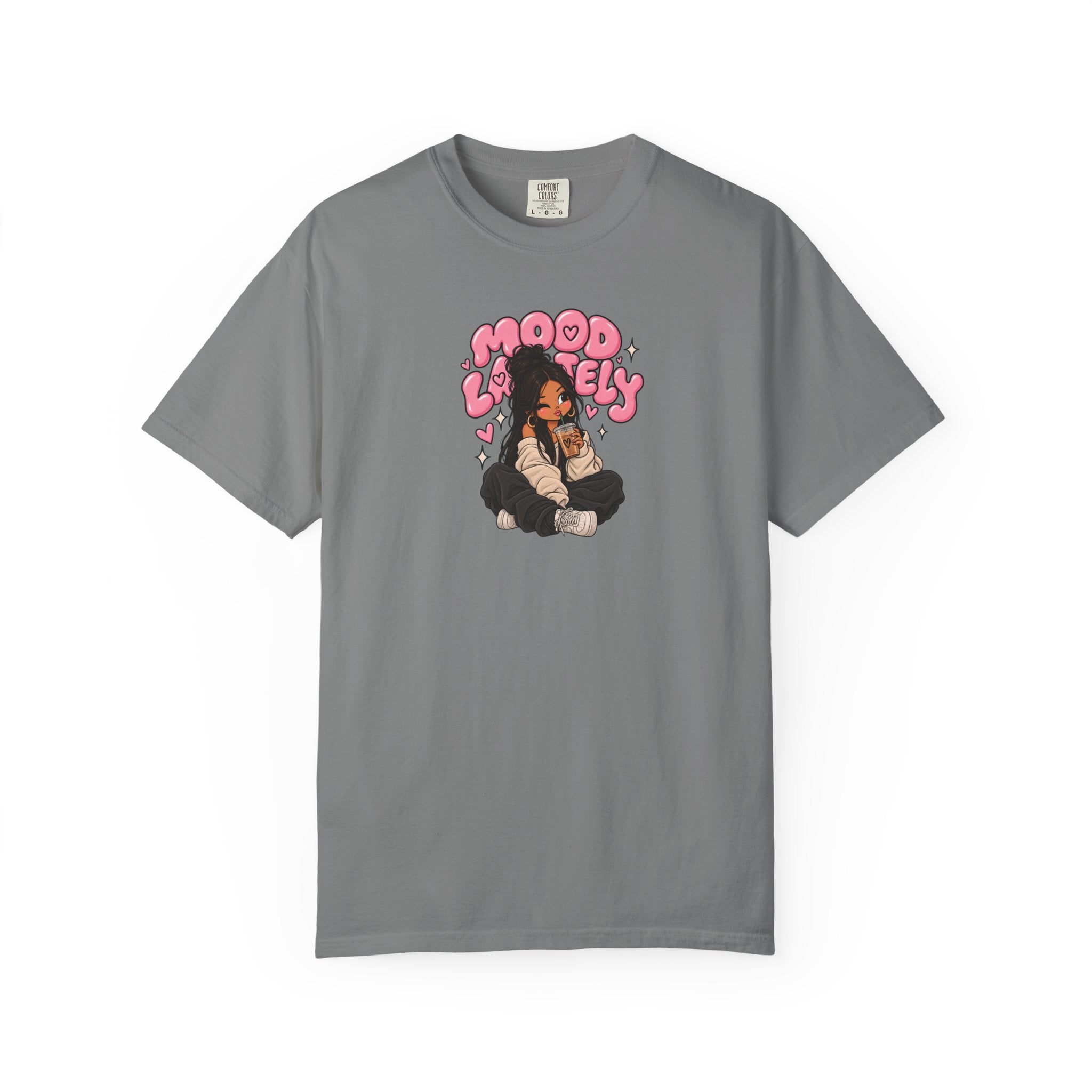 Mood Lovely T-Shirt — Cute Cartoon Girl Graphic Tee