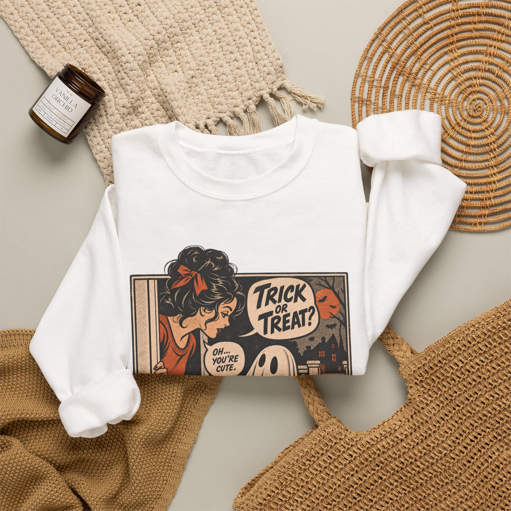 Trick or Treat Comic Sweatshirt