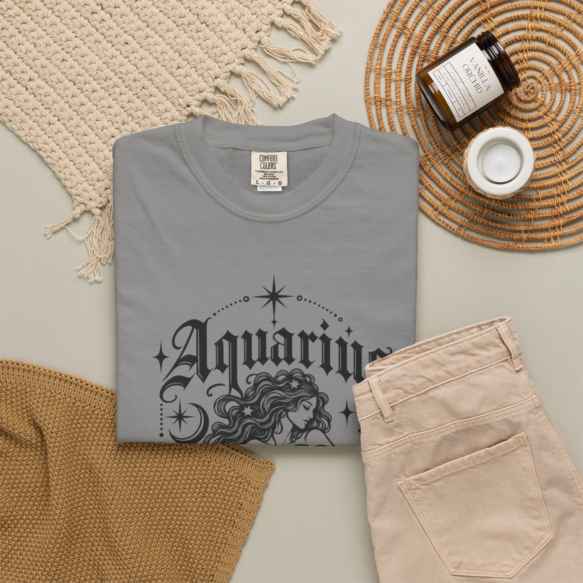 Aquarius Zodiac T-Shirt — Water Bearer Astrology Tee